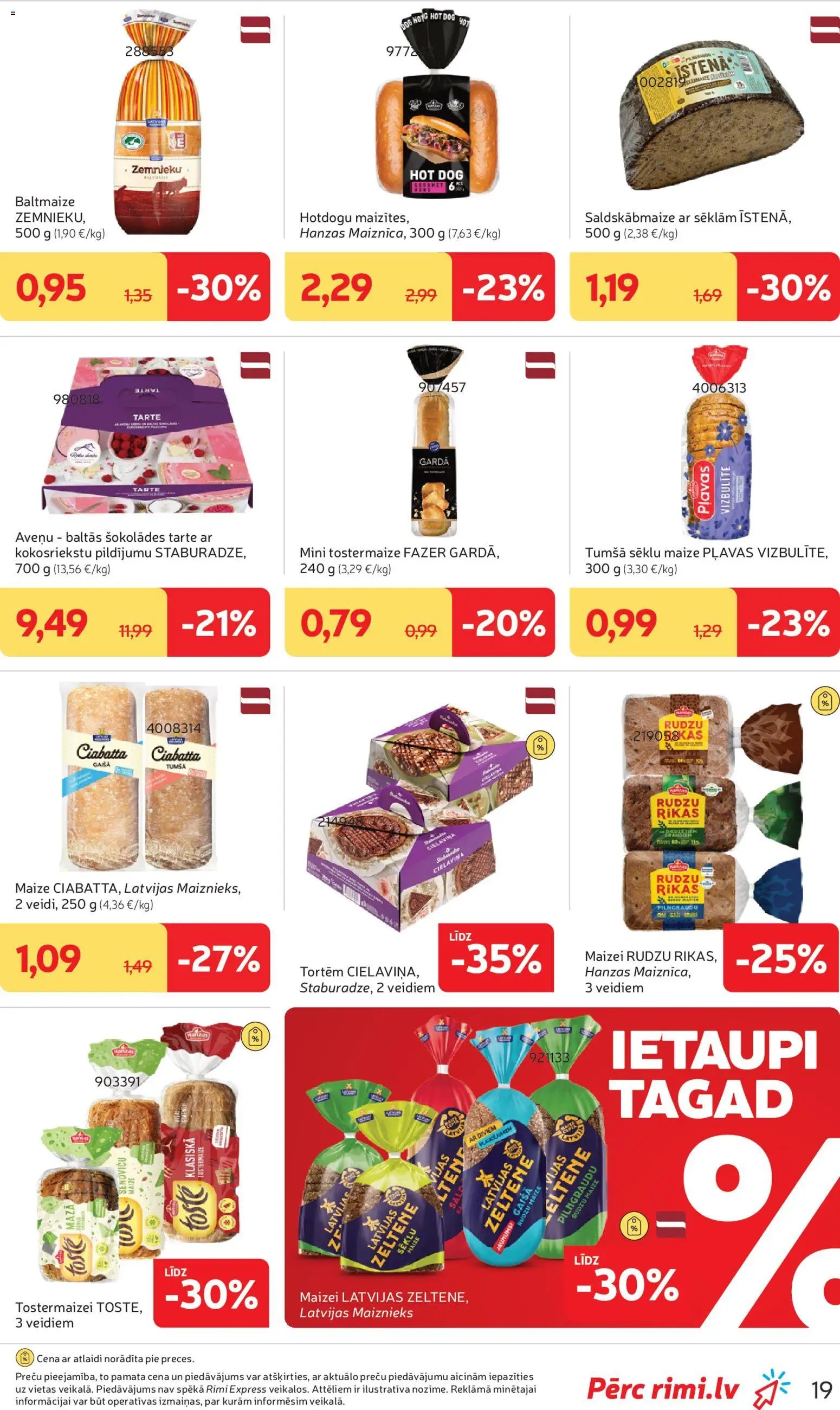 Rimi Akciju buklets