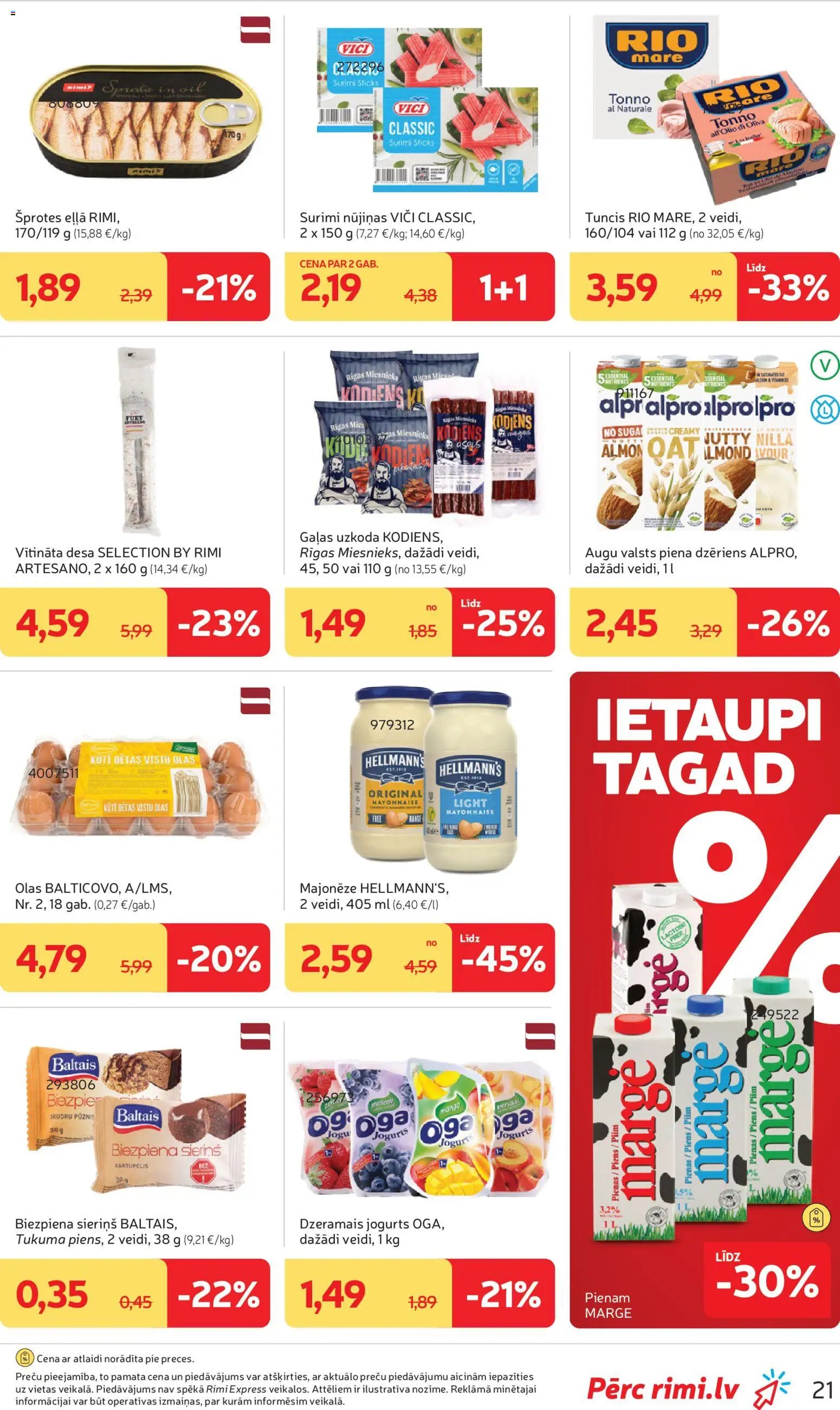 Rimi Akciju buklets