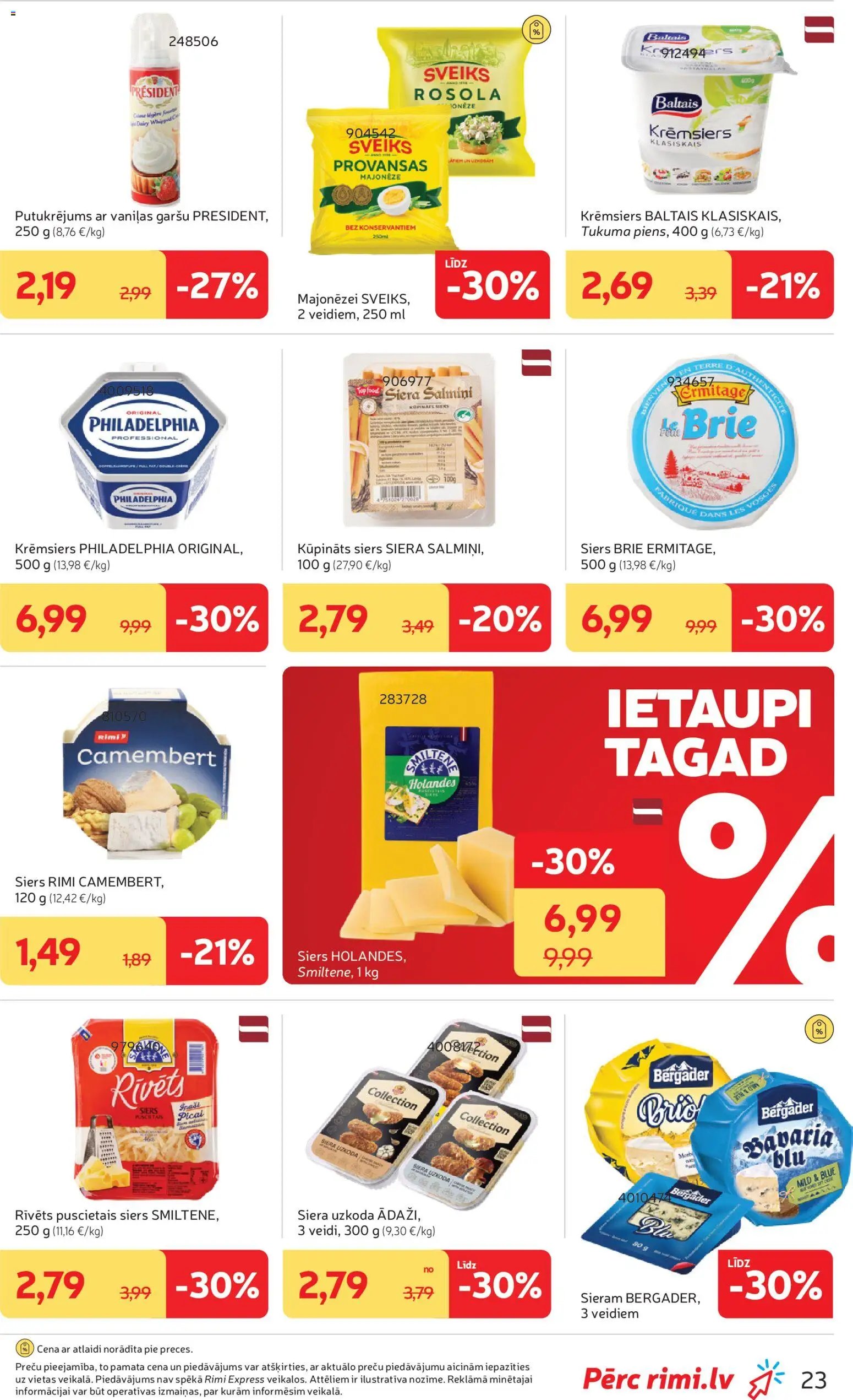 Rimi Akciju buklets