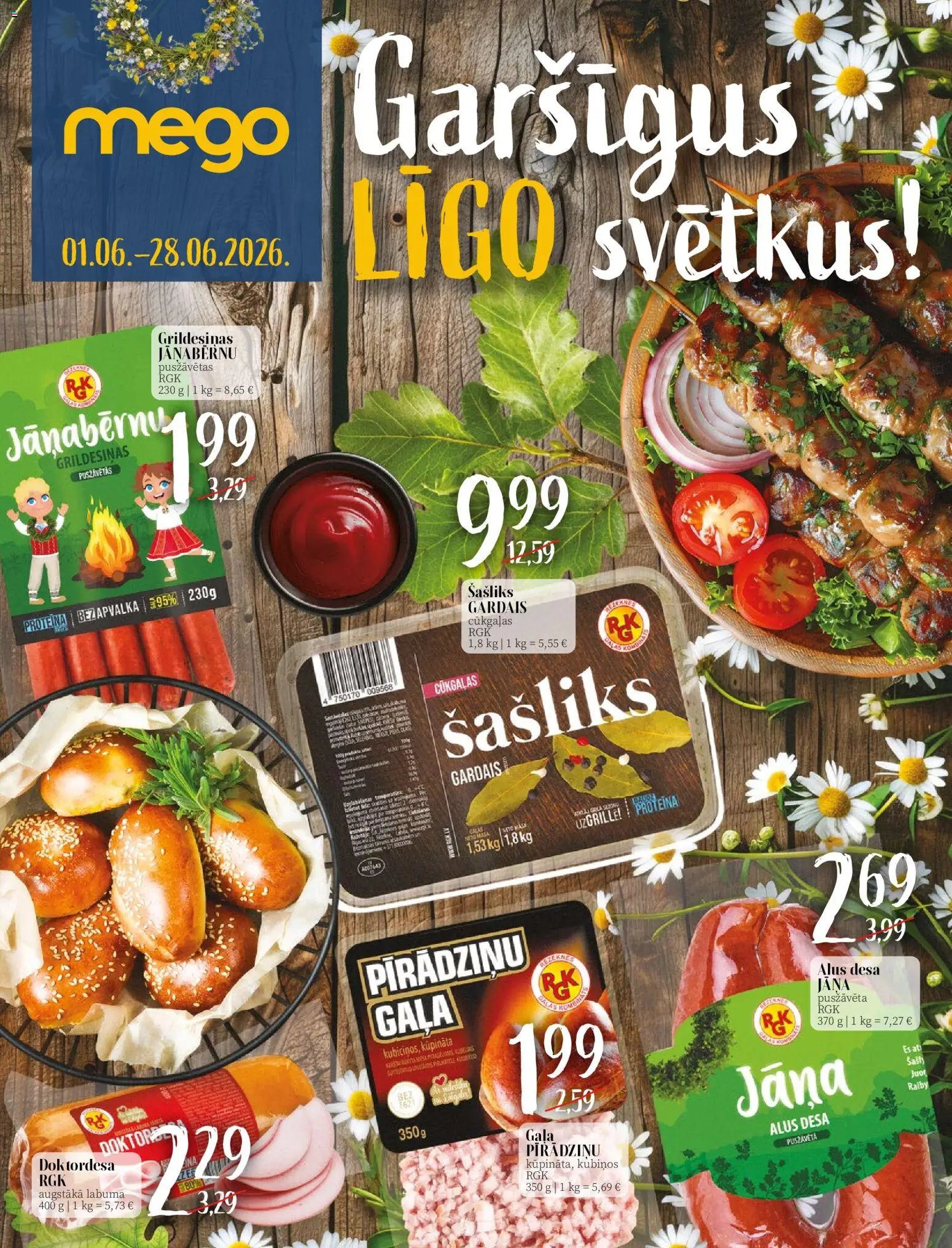 Mego Akciju buklets