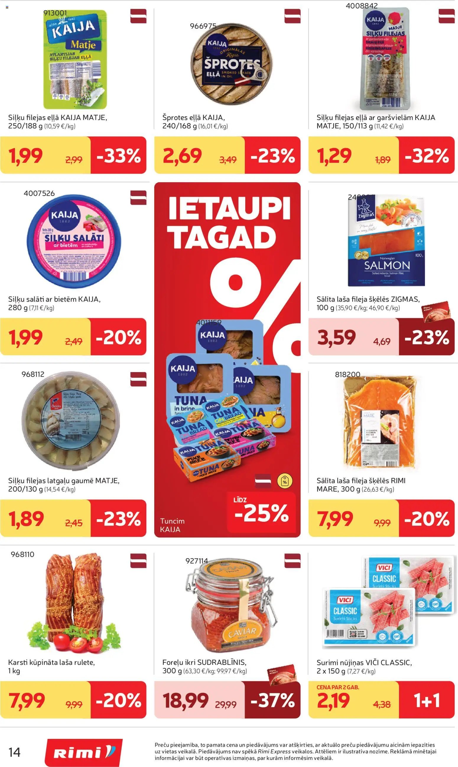 Rimi Akciju buklets