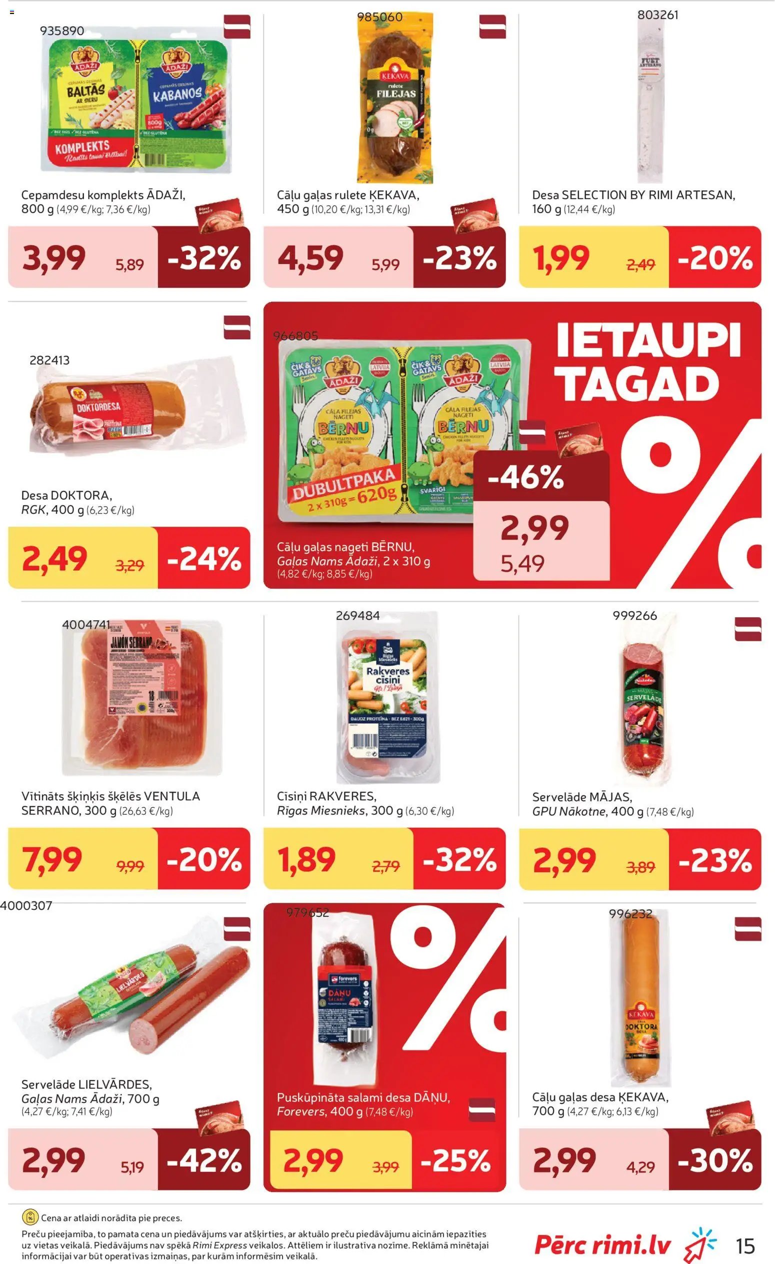 Rimi Akciju buklets