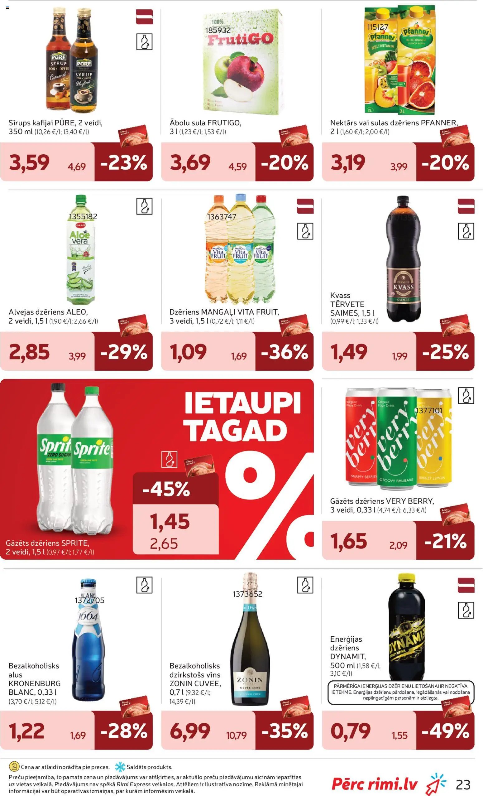 Rimi Akciju buklets