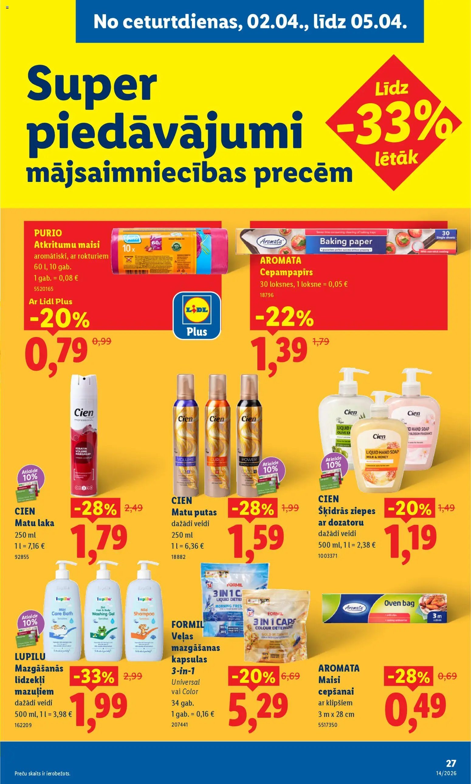 Lidl Akciju buklets