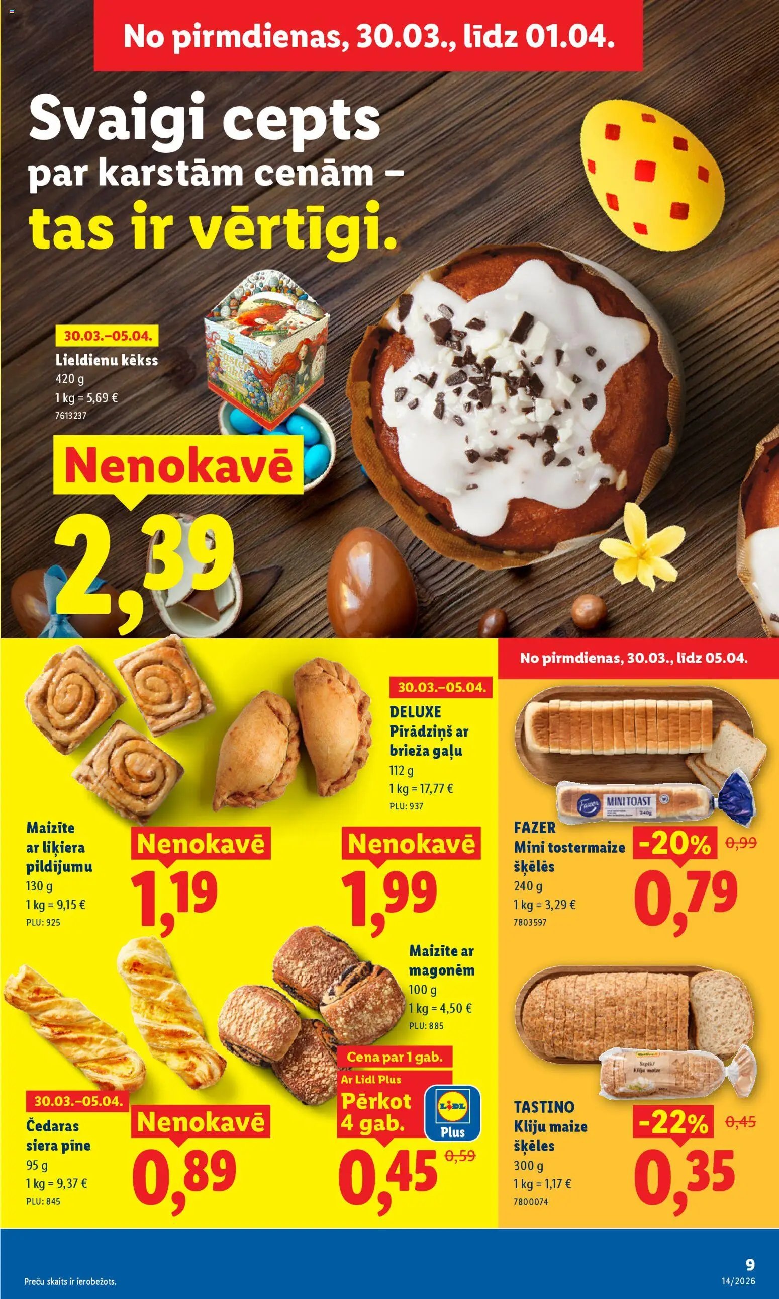 Lidl Akciju buklets