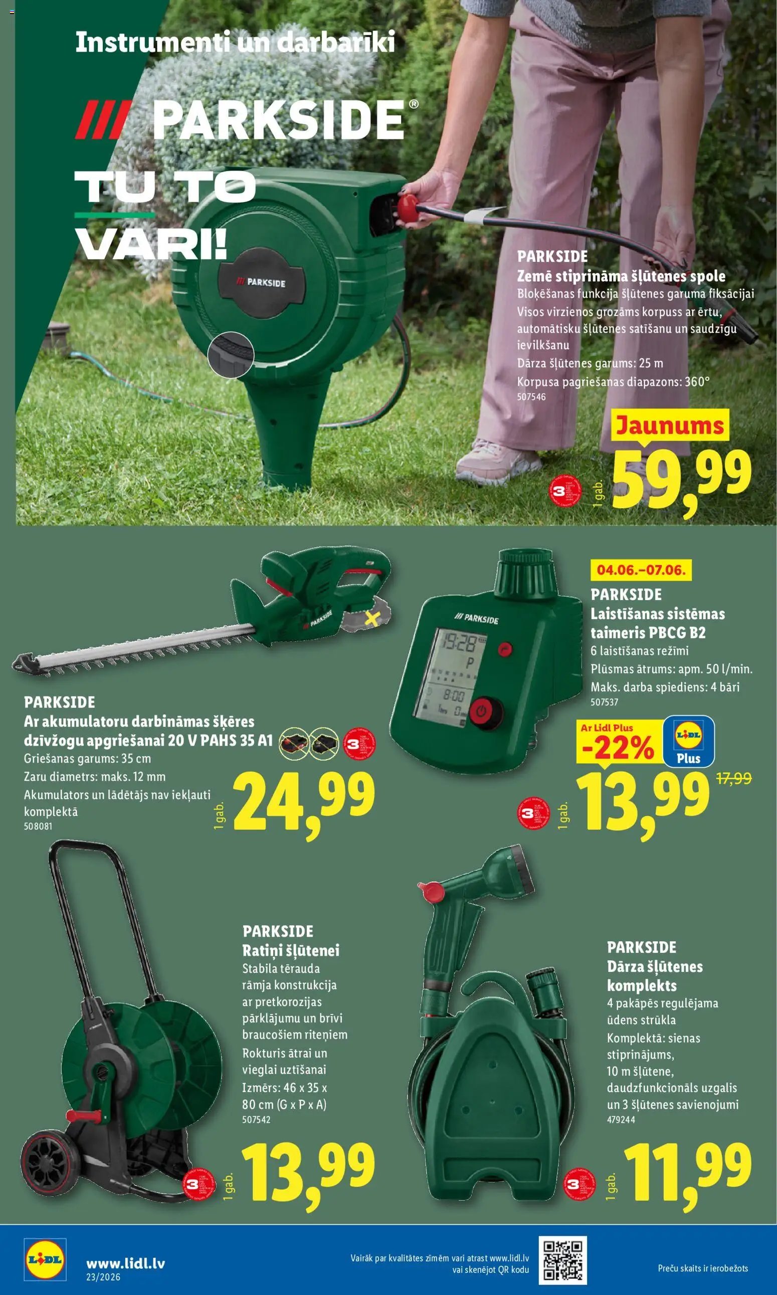 Lidl Nepārtikas preču piedāvājums