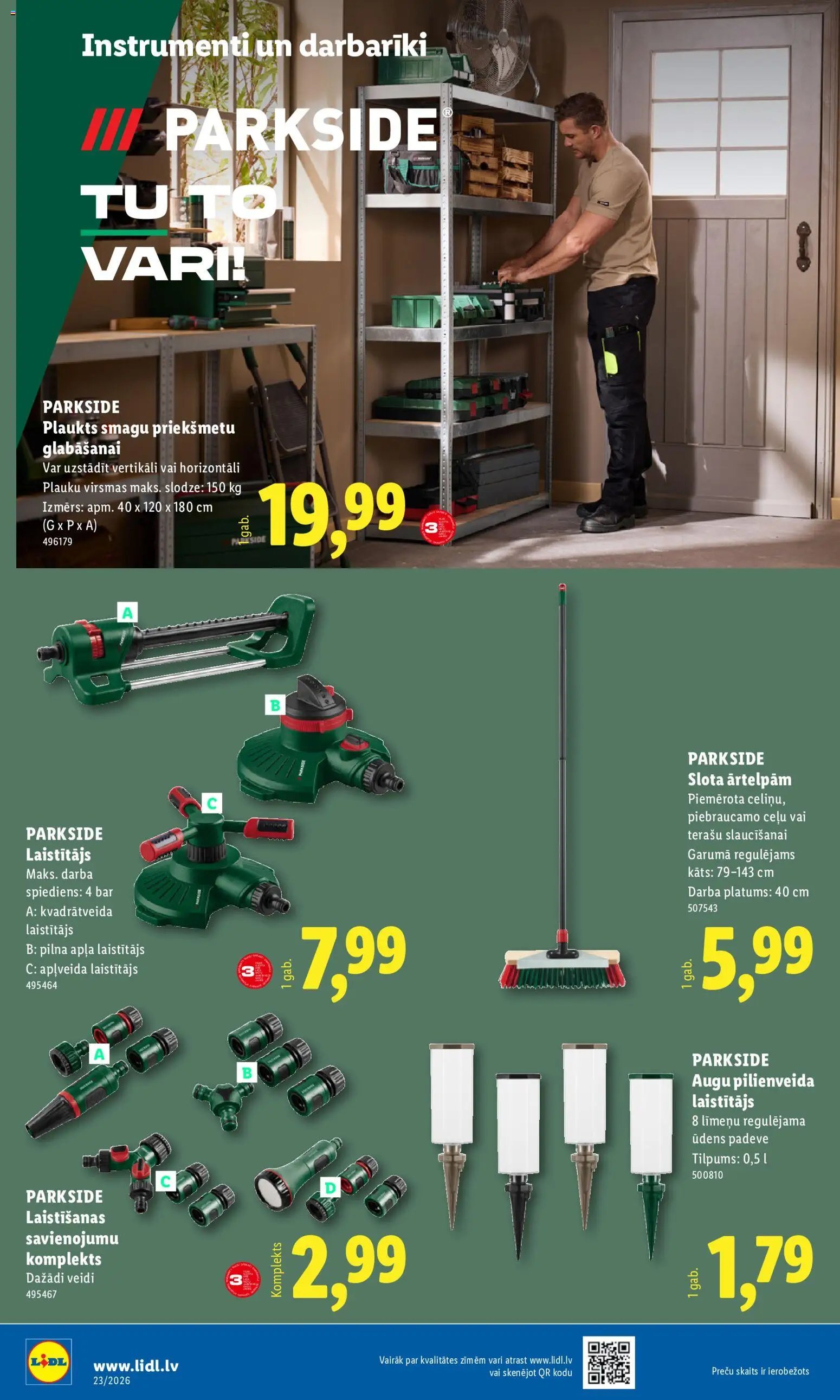 Lidl Nepārtikas preču piedāvājums