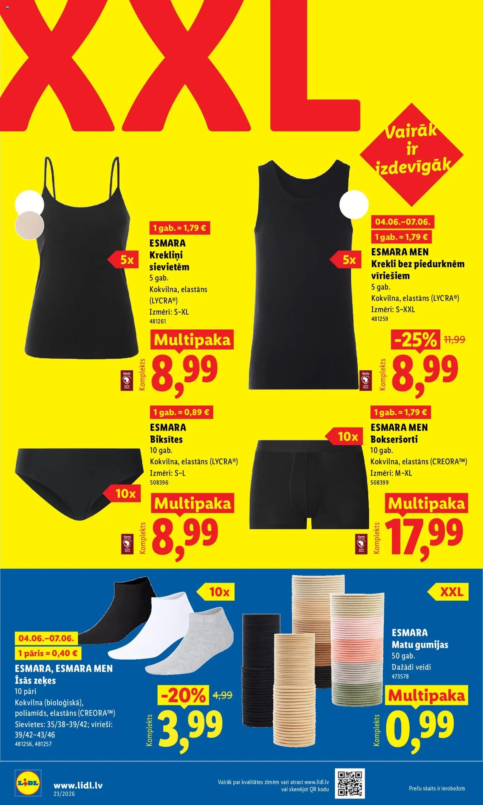 Lidl Nepārtikas preču piedāvājums