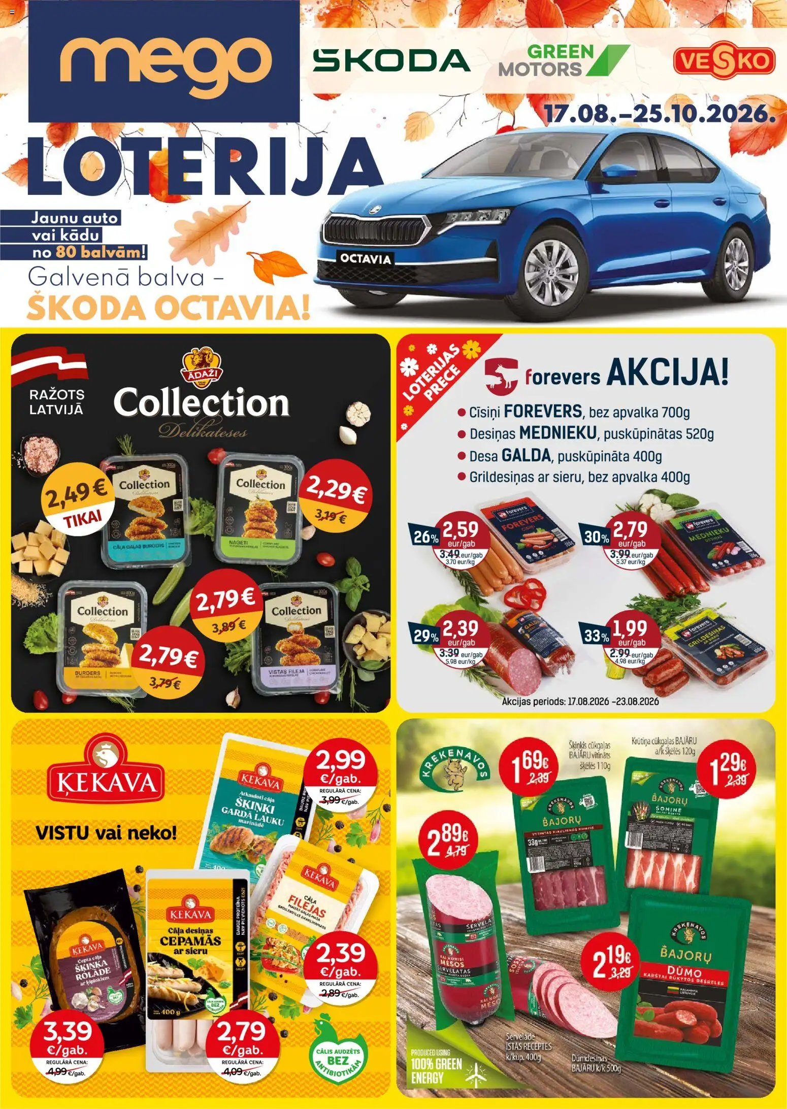 Mego Akciju buklets