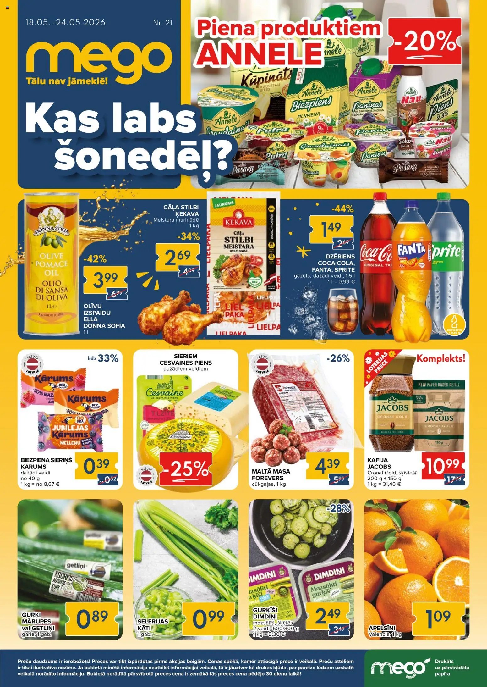 Mego - Akciju buklets