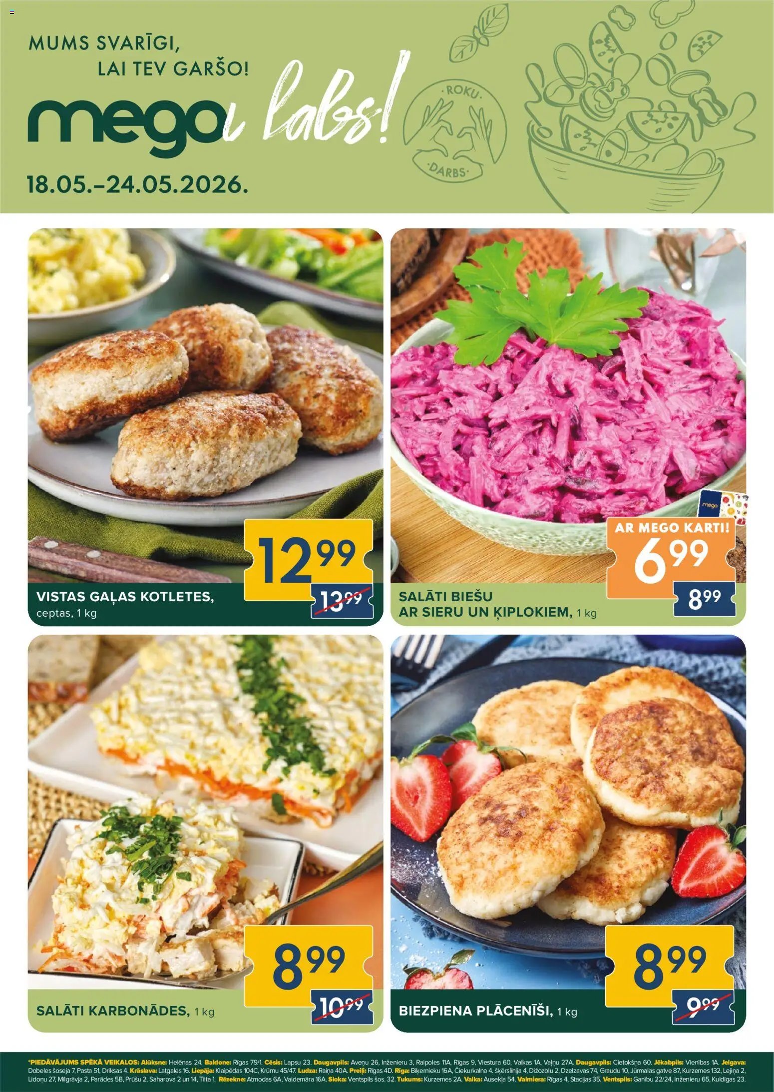 Mego - Akciju buklets