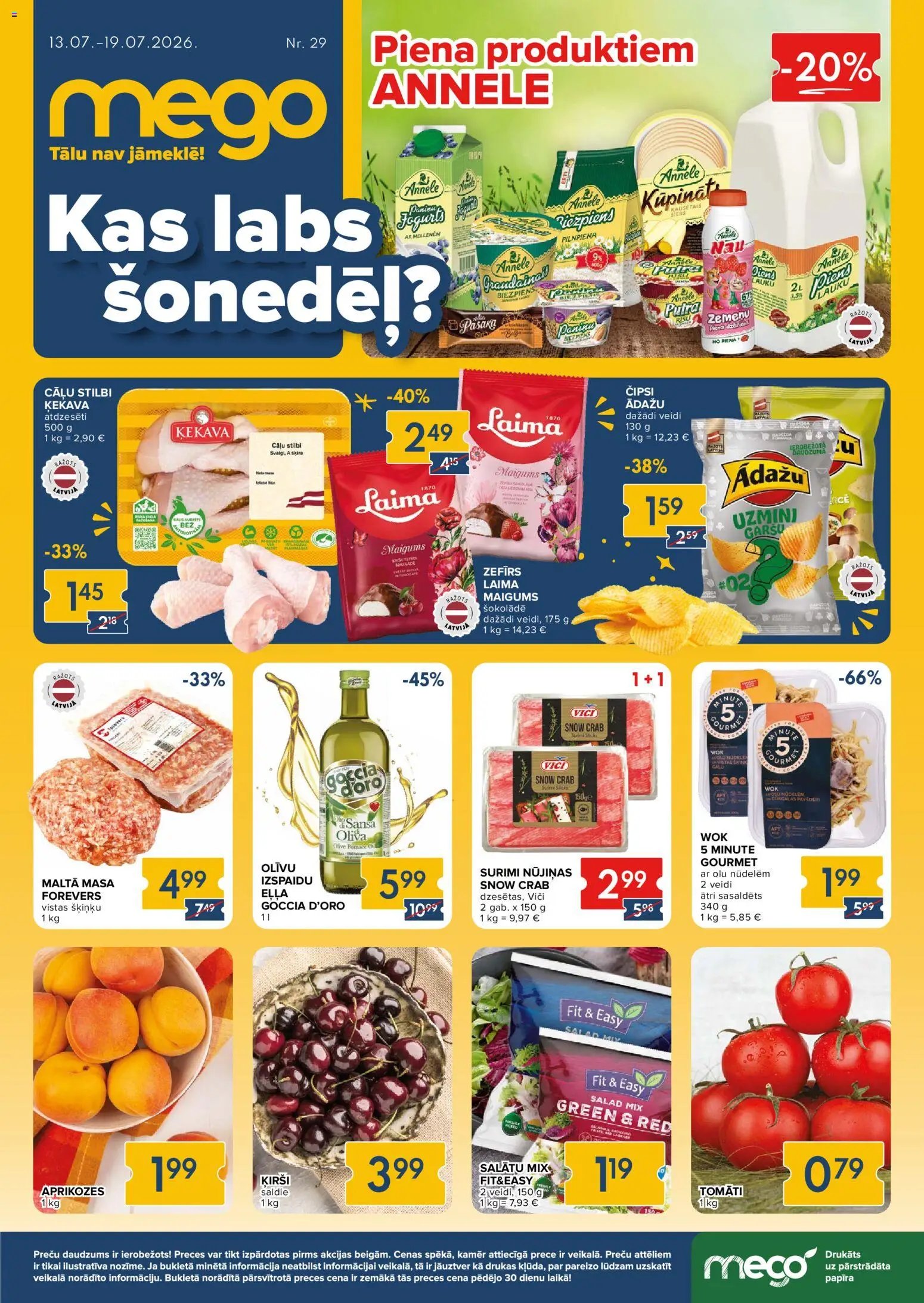 Mego Akciju buklets