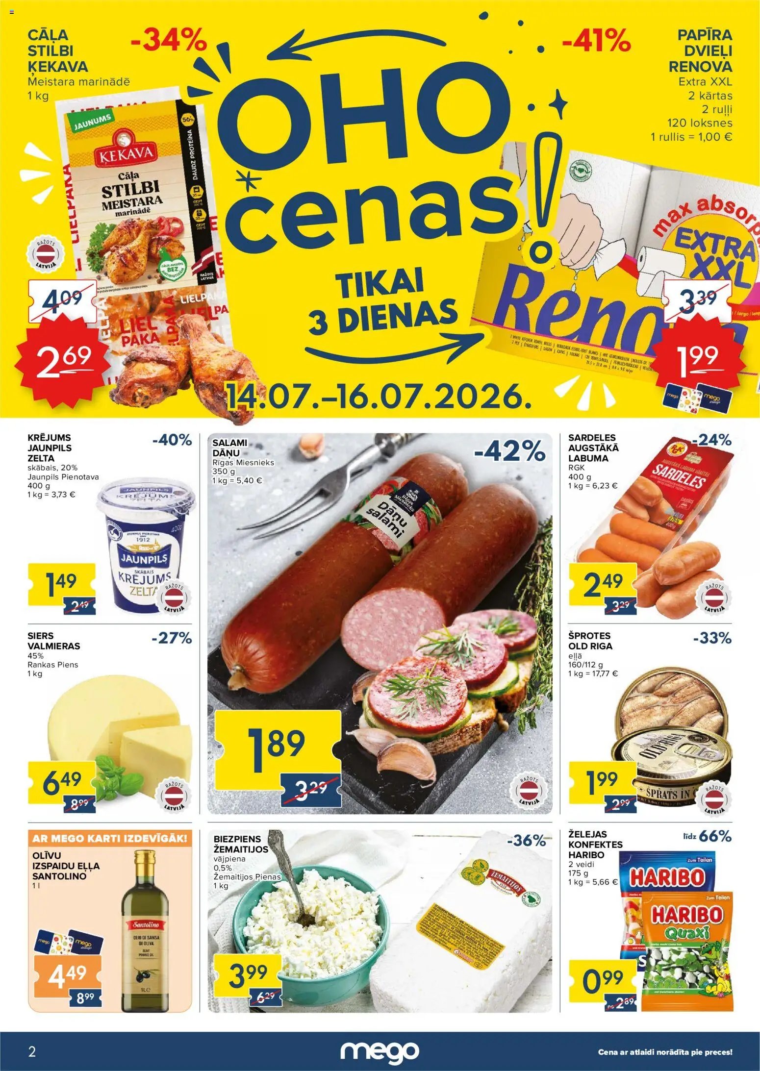 Mego Akciju buklets