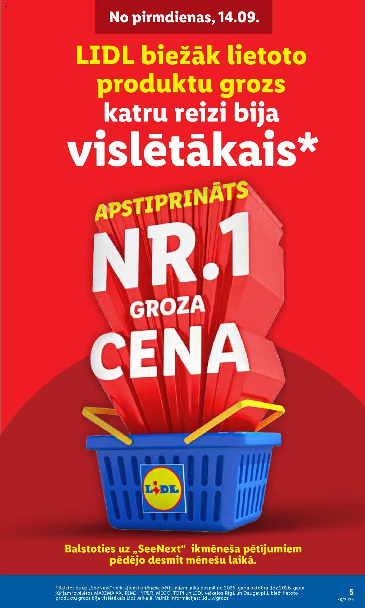 Lidl Nepārtikas preču piedāvājums