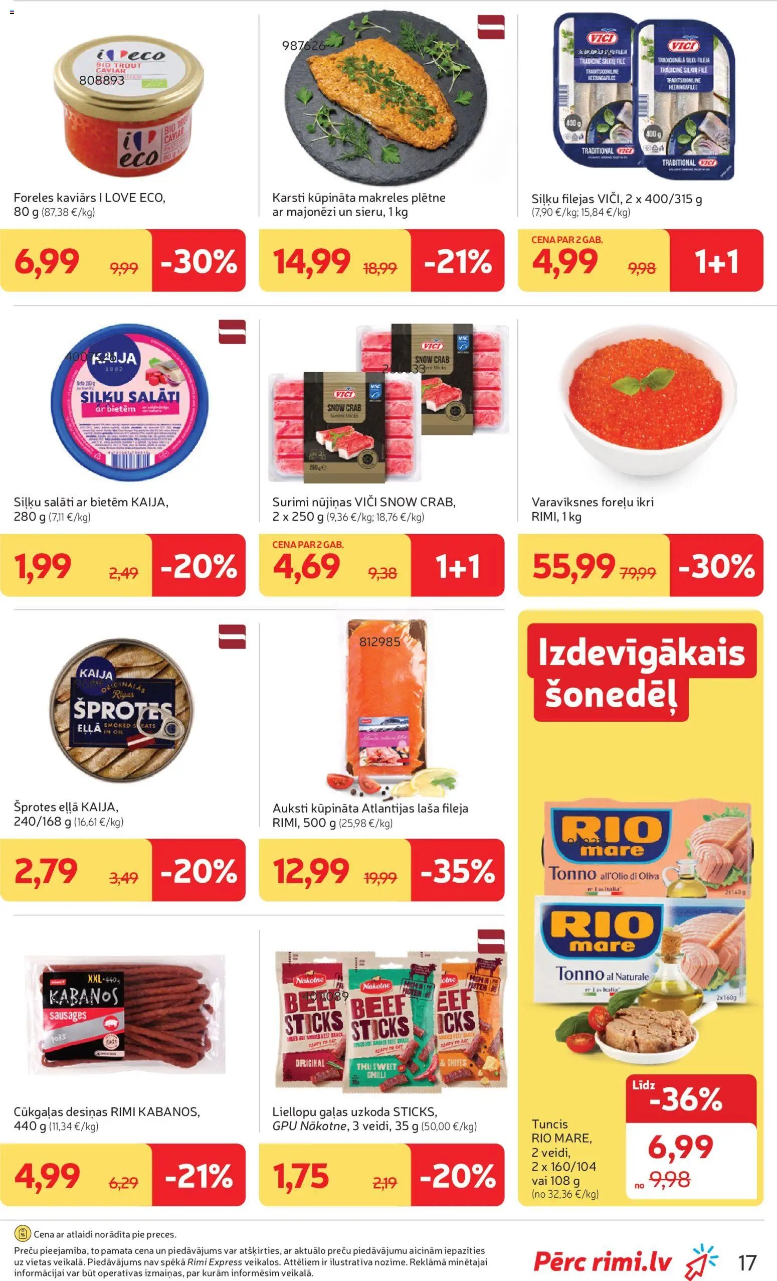 Rimi Akciju buklets