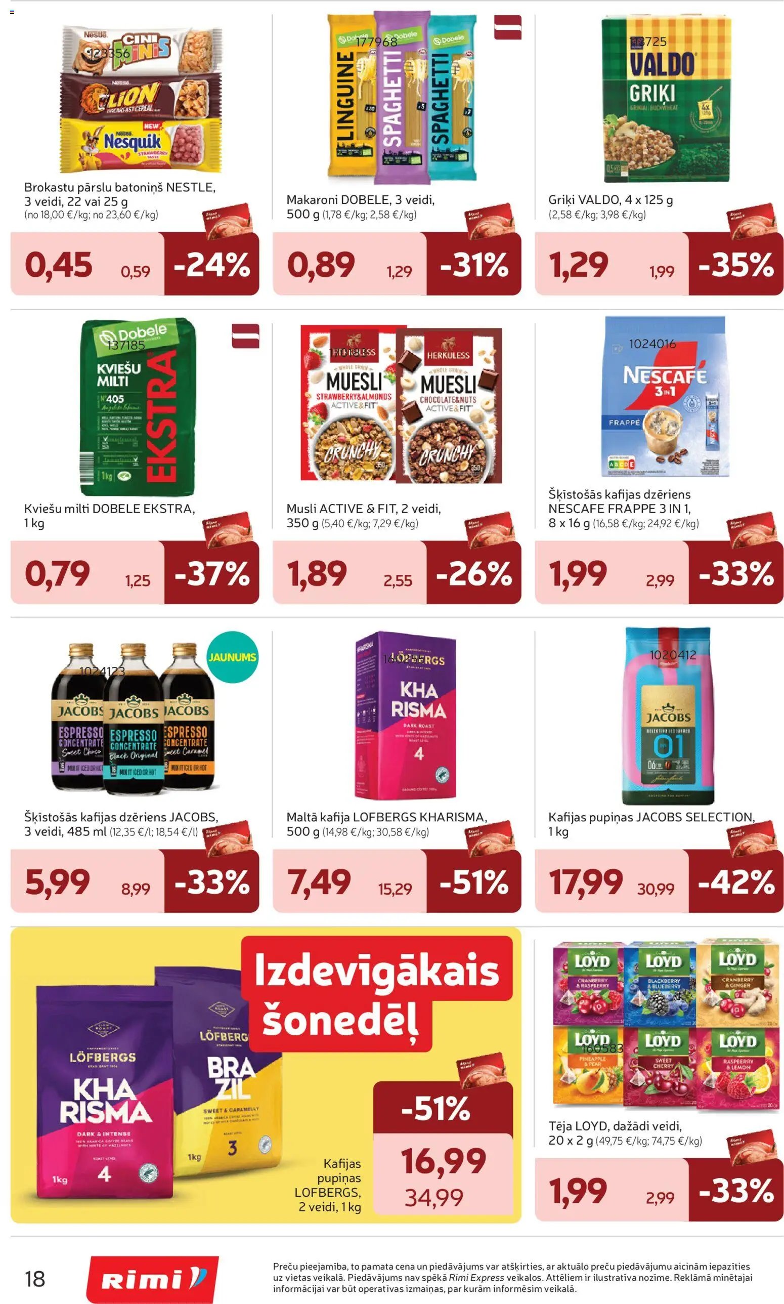 Rimi Akciju buklets