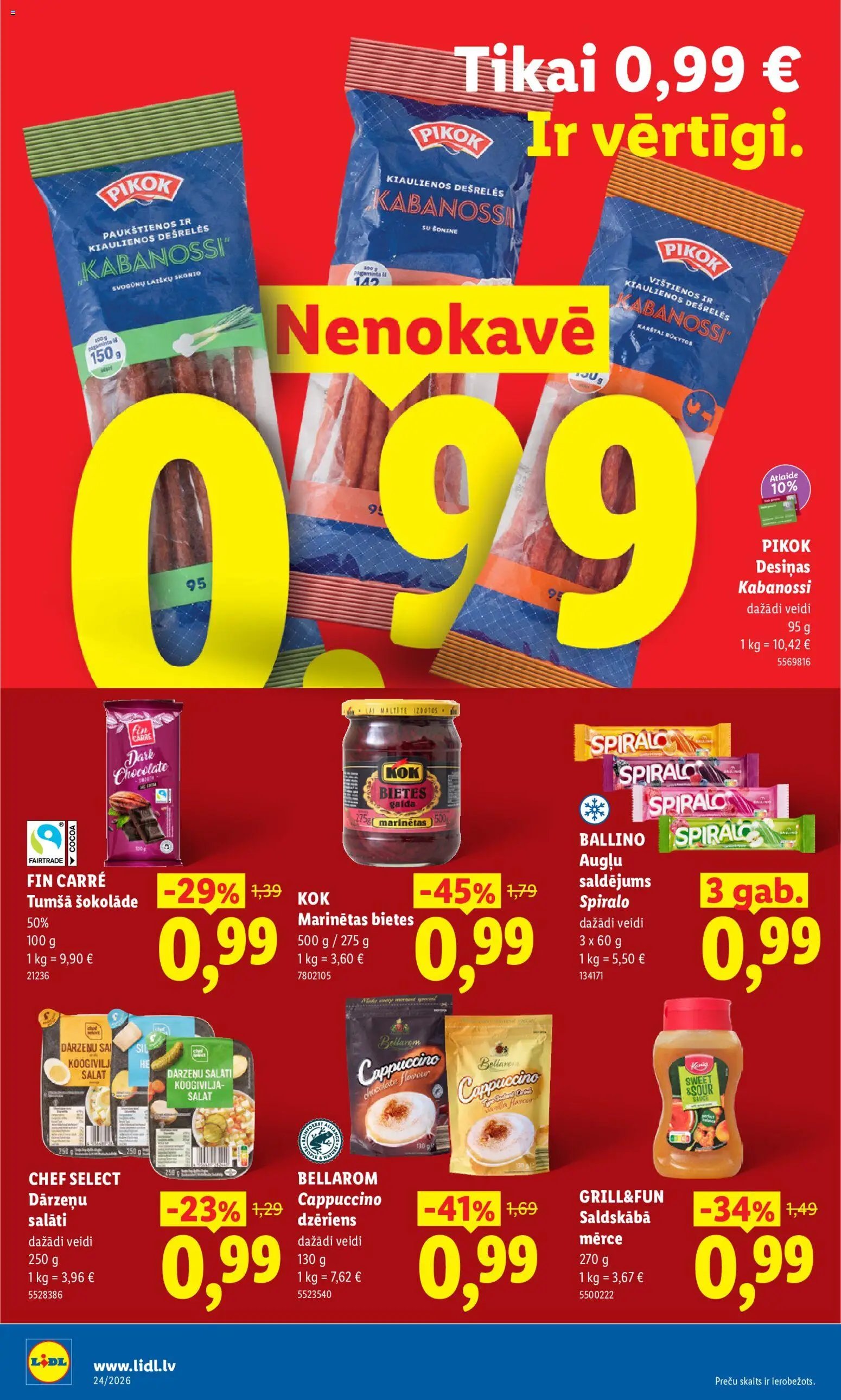 Lidl Akciju buklets
