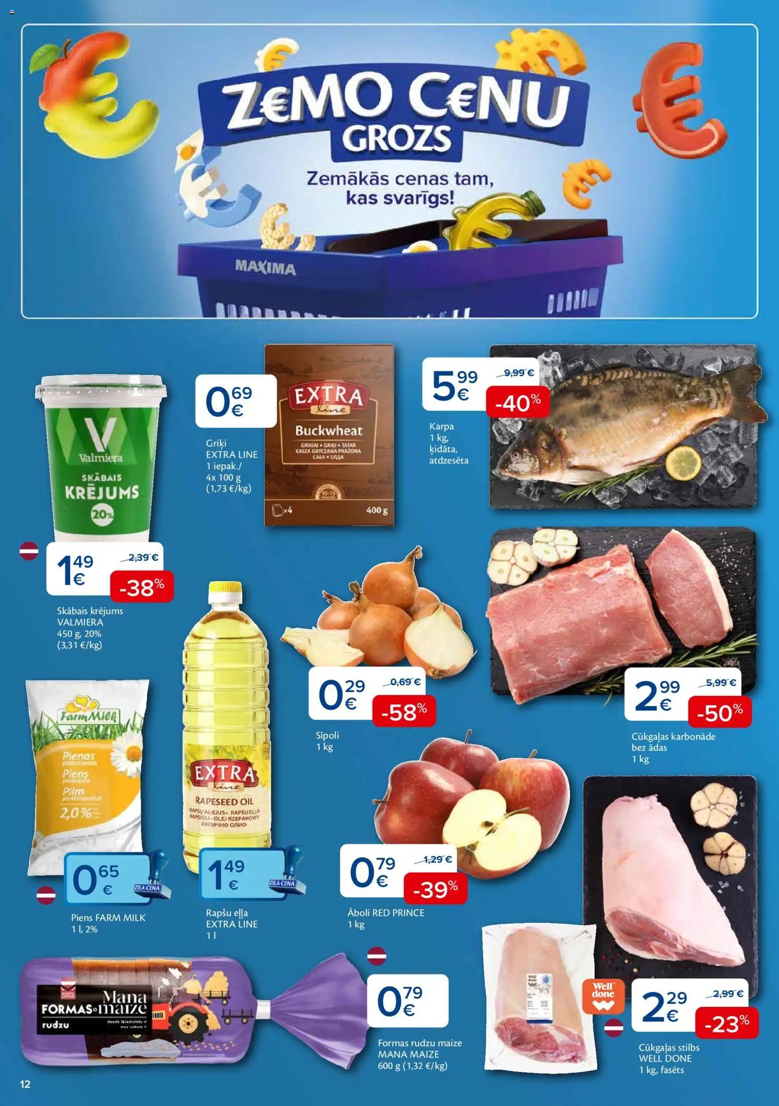 Maxima Akciju buklets