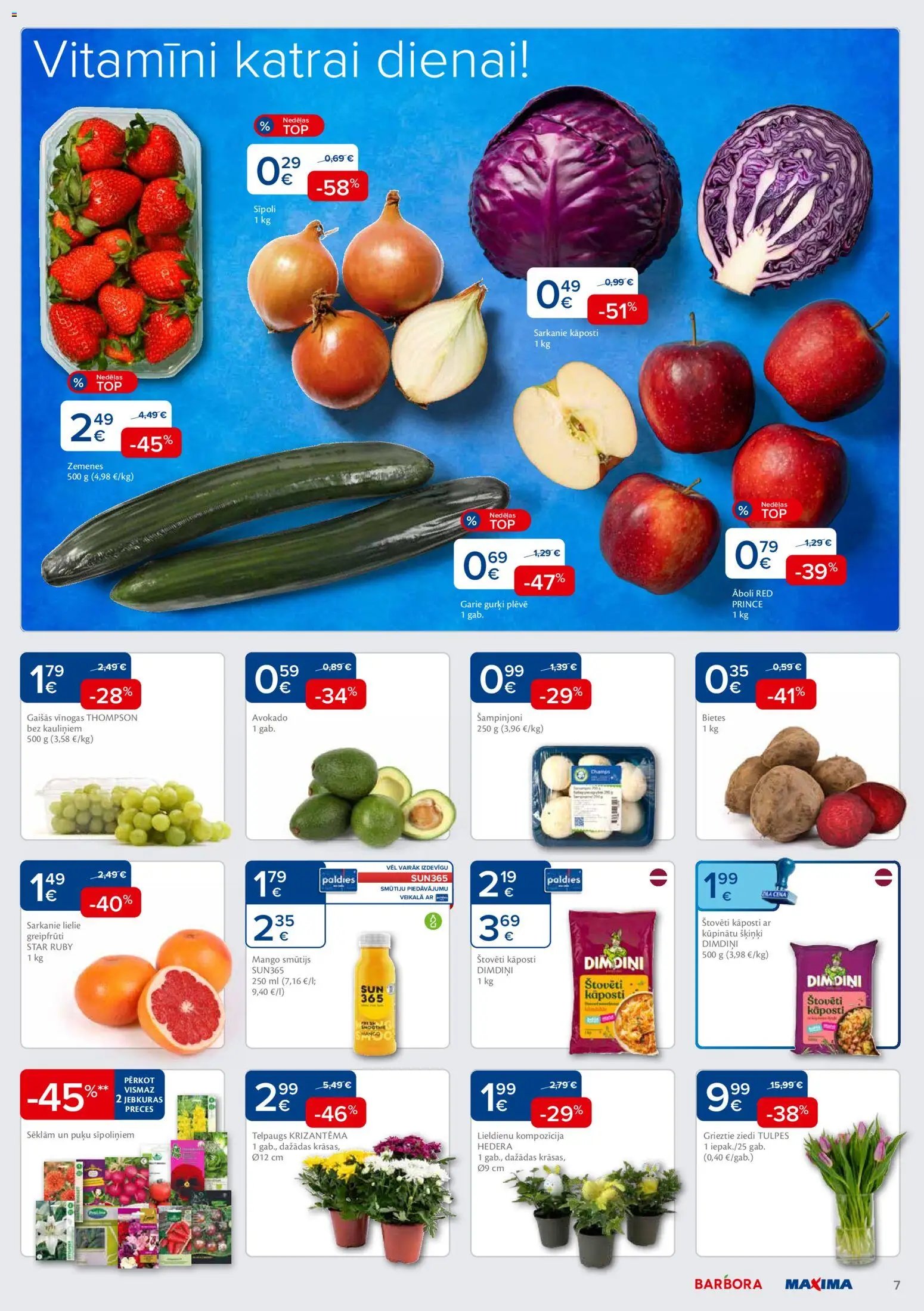 Maxima Akciju buklets