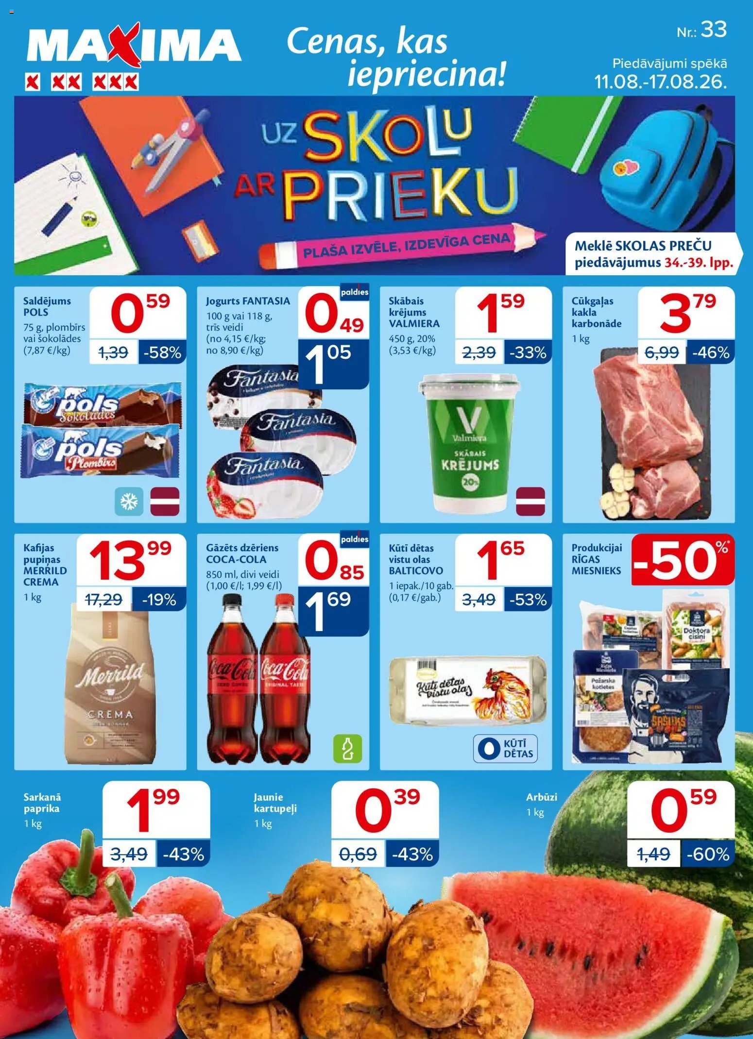 Maxima Akciju buklets