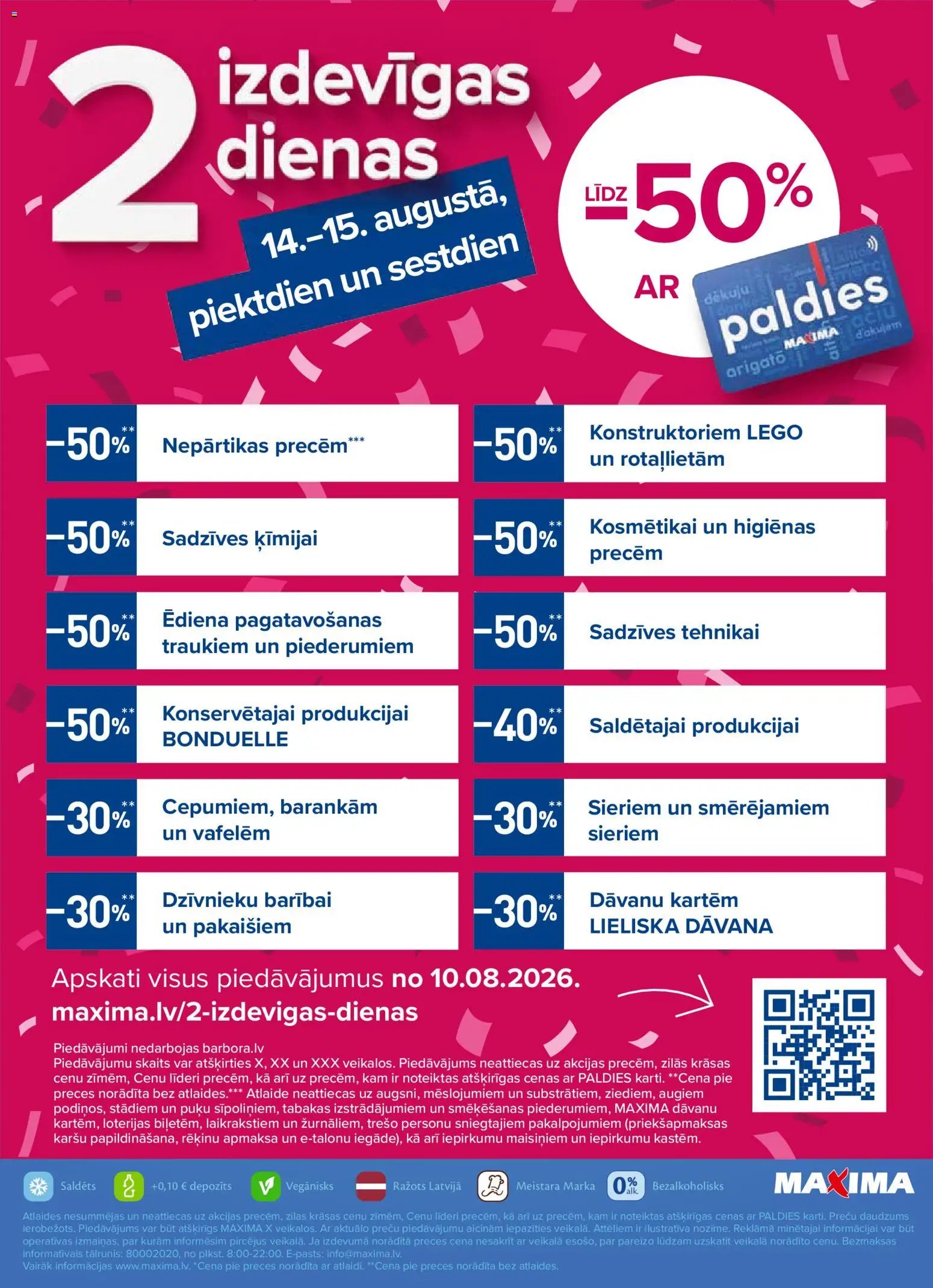 Maxima Akciju buklets