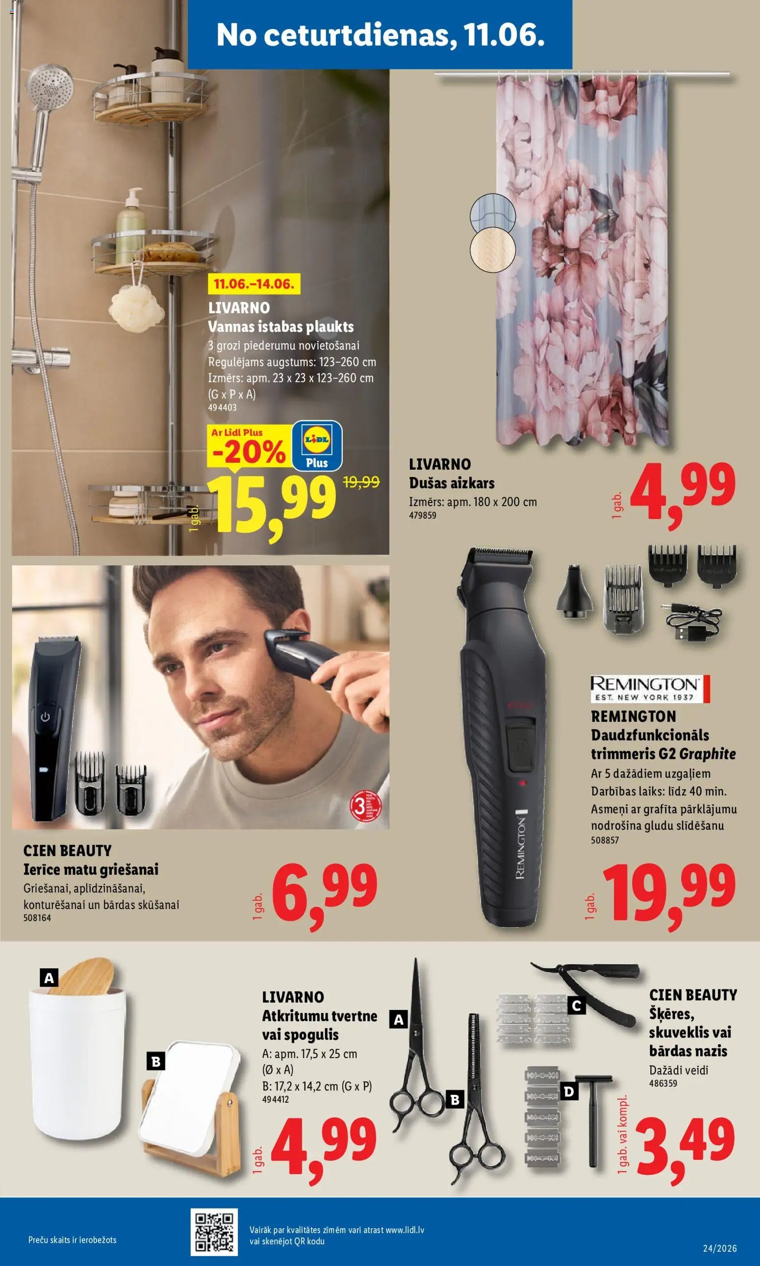 Lidl Nepārtikas preču piedāvājums