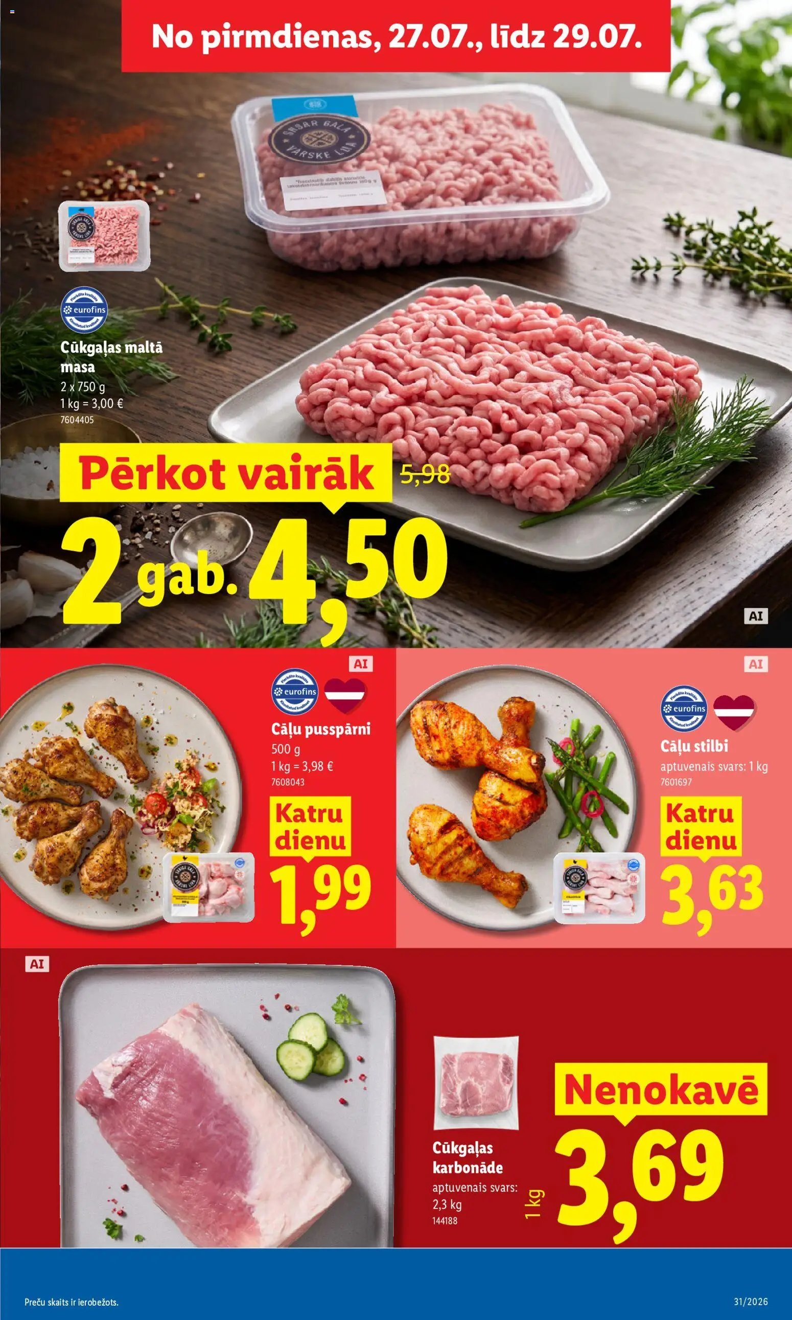 Lidl - Aktuālais akciju buklets