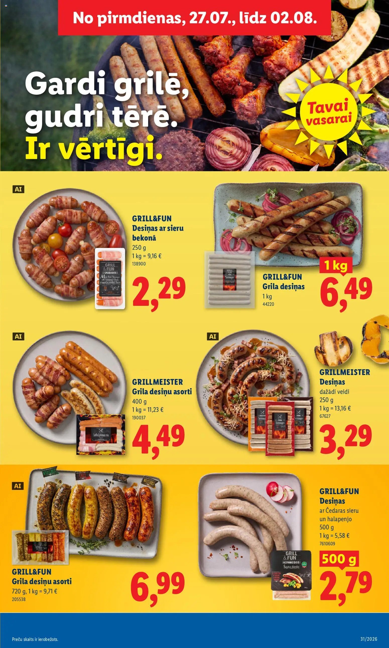 Lidl - Aktuālais akciju buklets