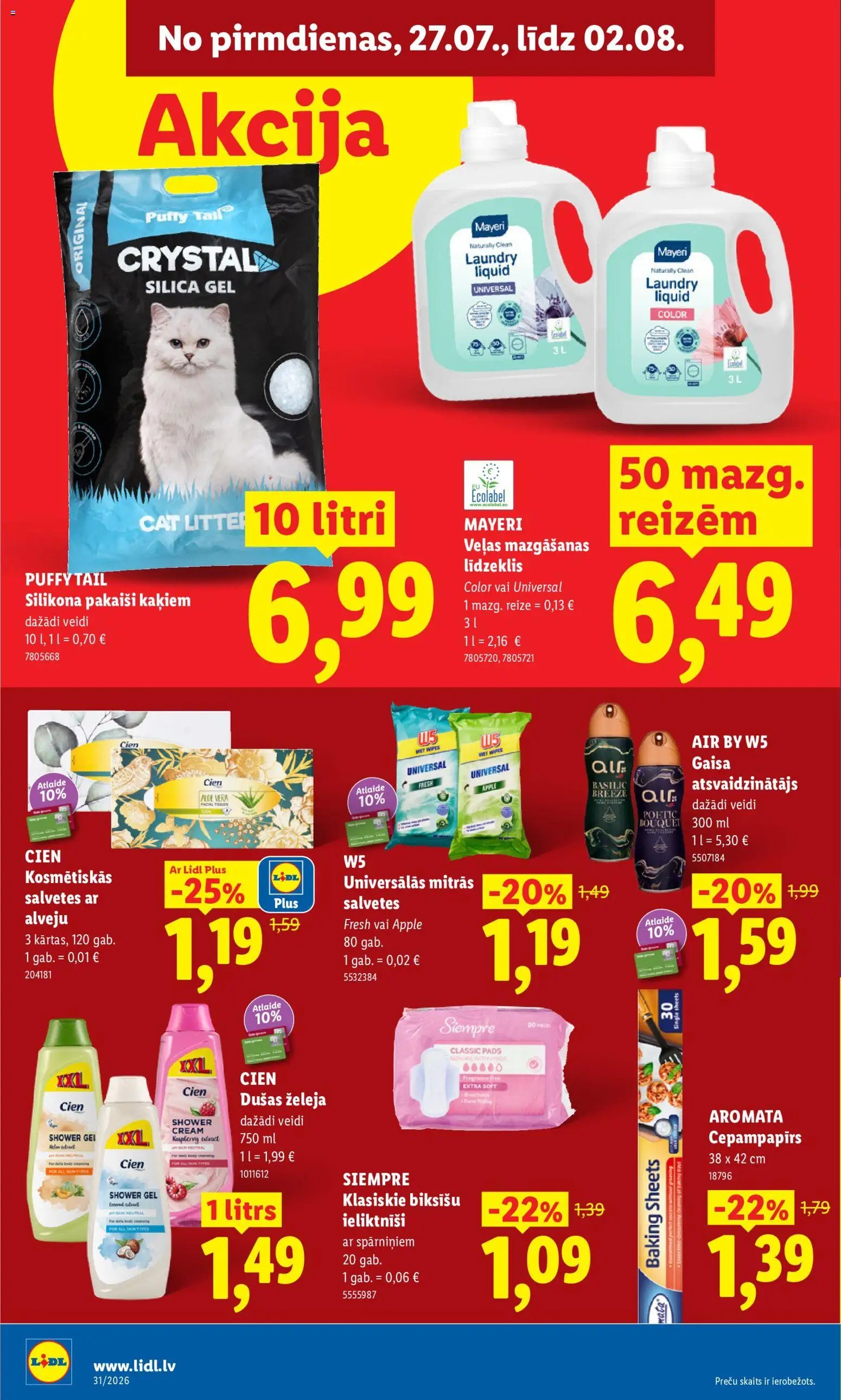 Lidl - Aktuālais akciju buklets