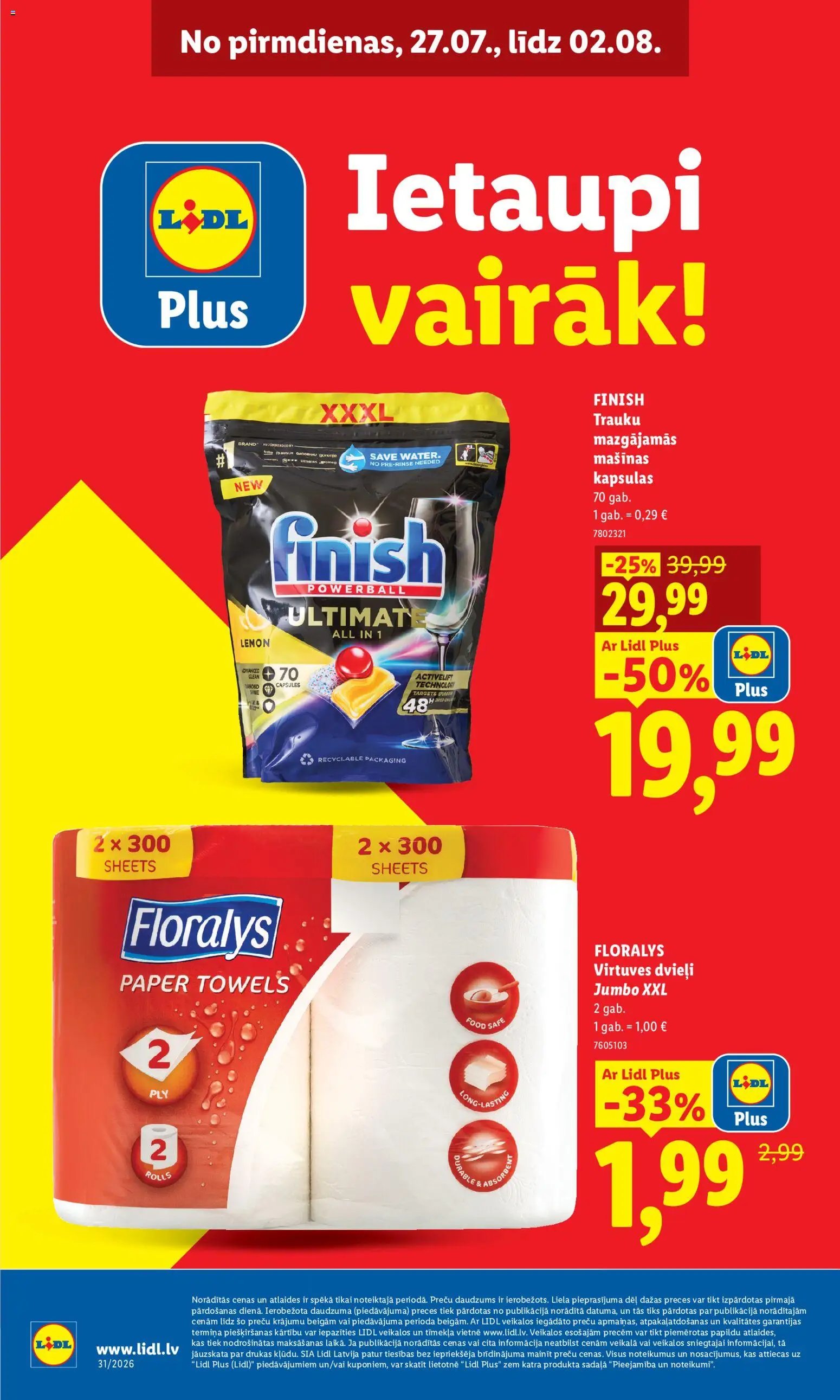 Lidl - Aktuālais akciju buklets