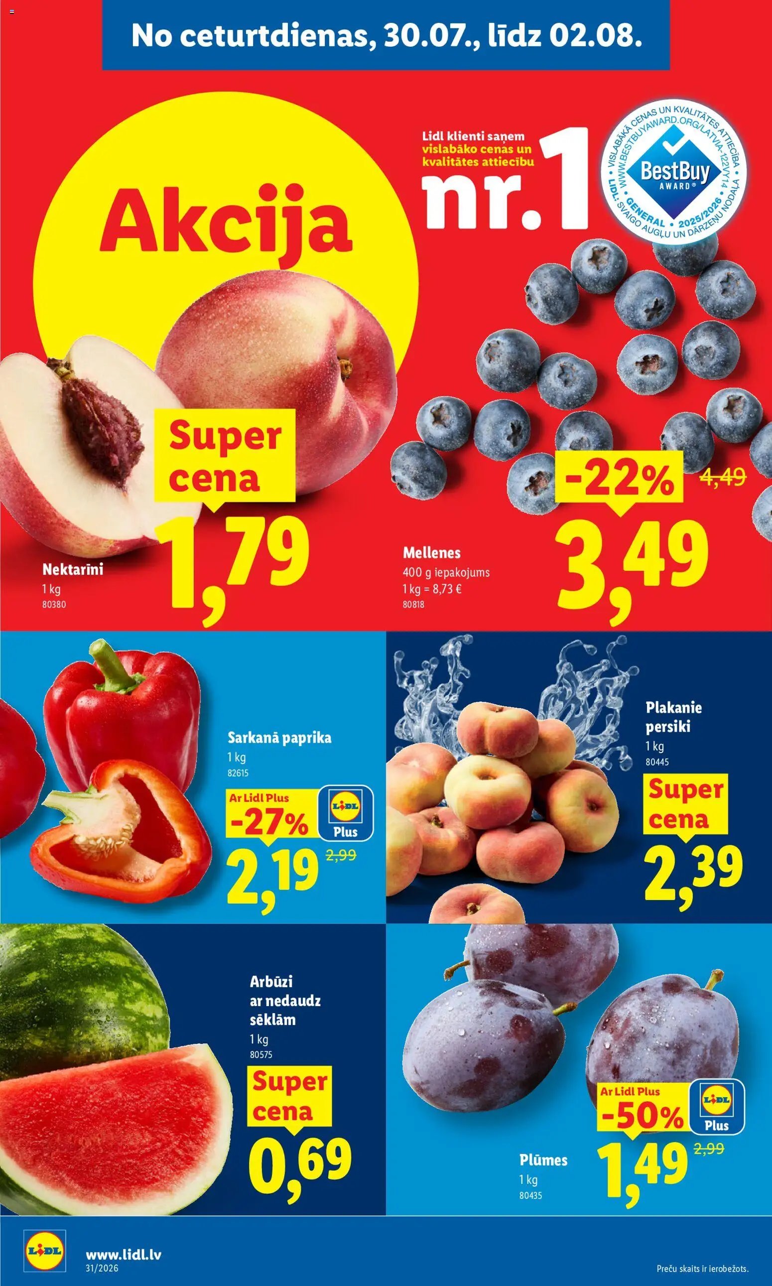 Lidl - Aktuālais akciju buklets