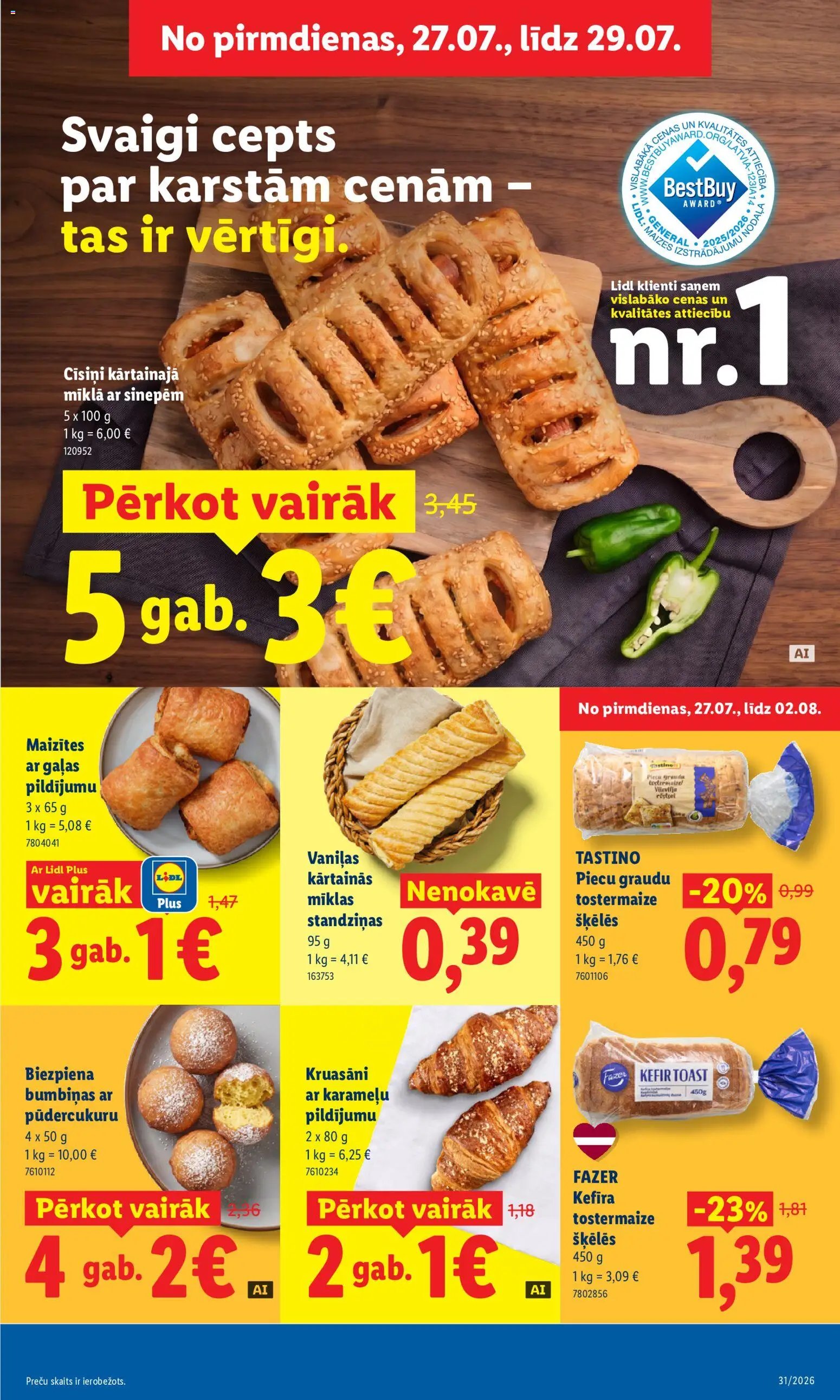 Lidl - Aktuālais akciju buklets