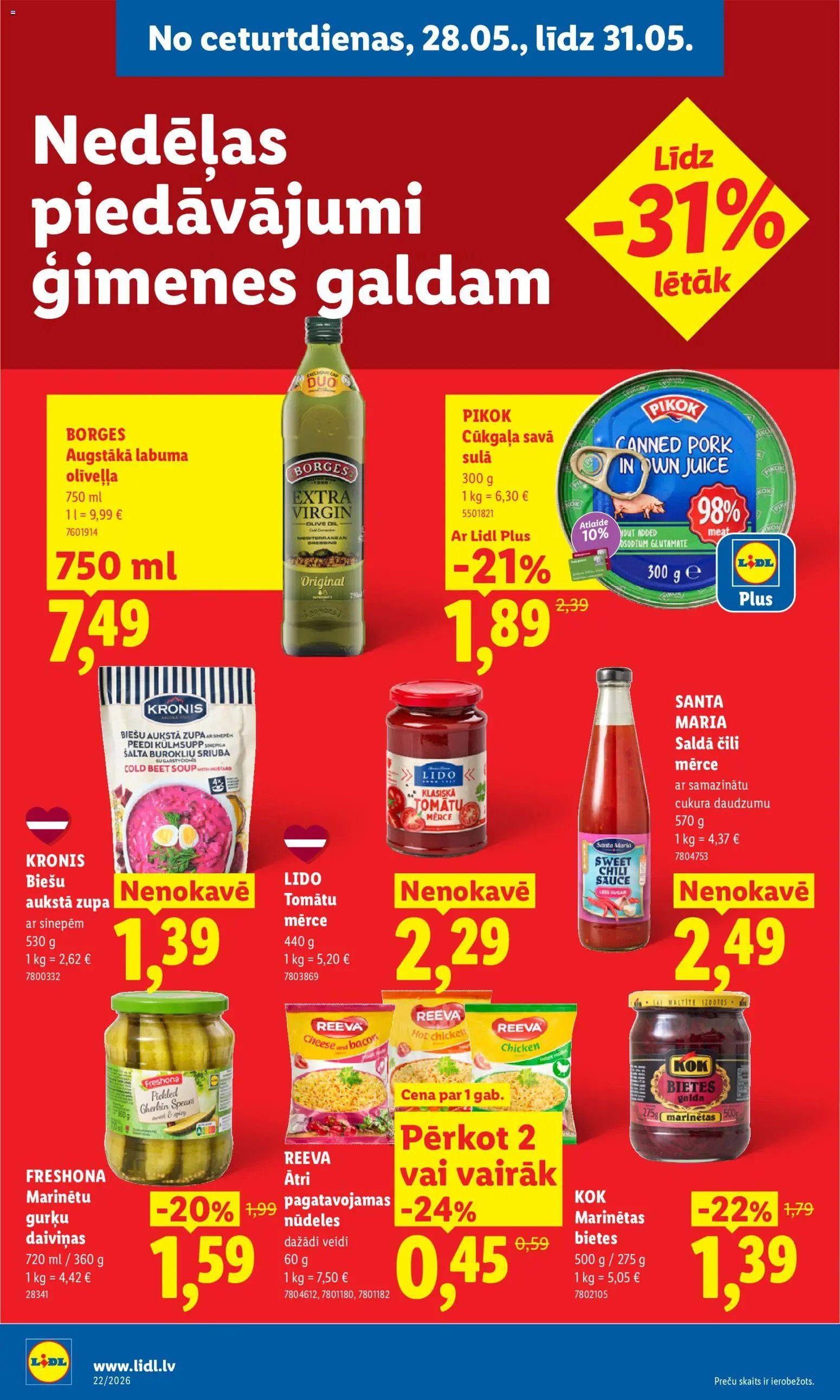 Lidl Akciju buklets
