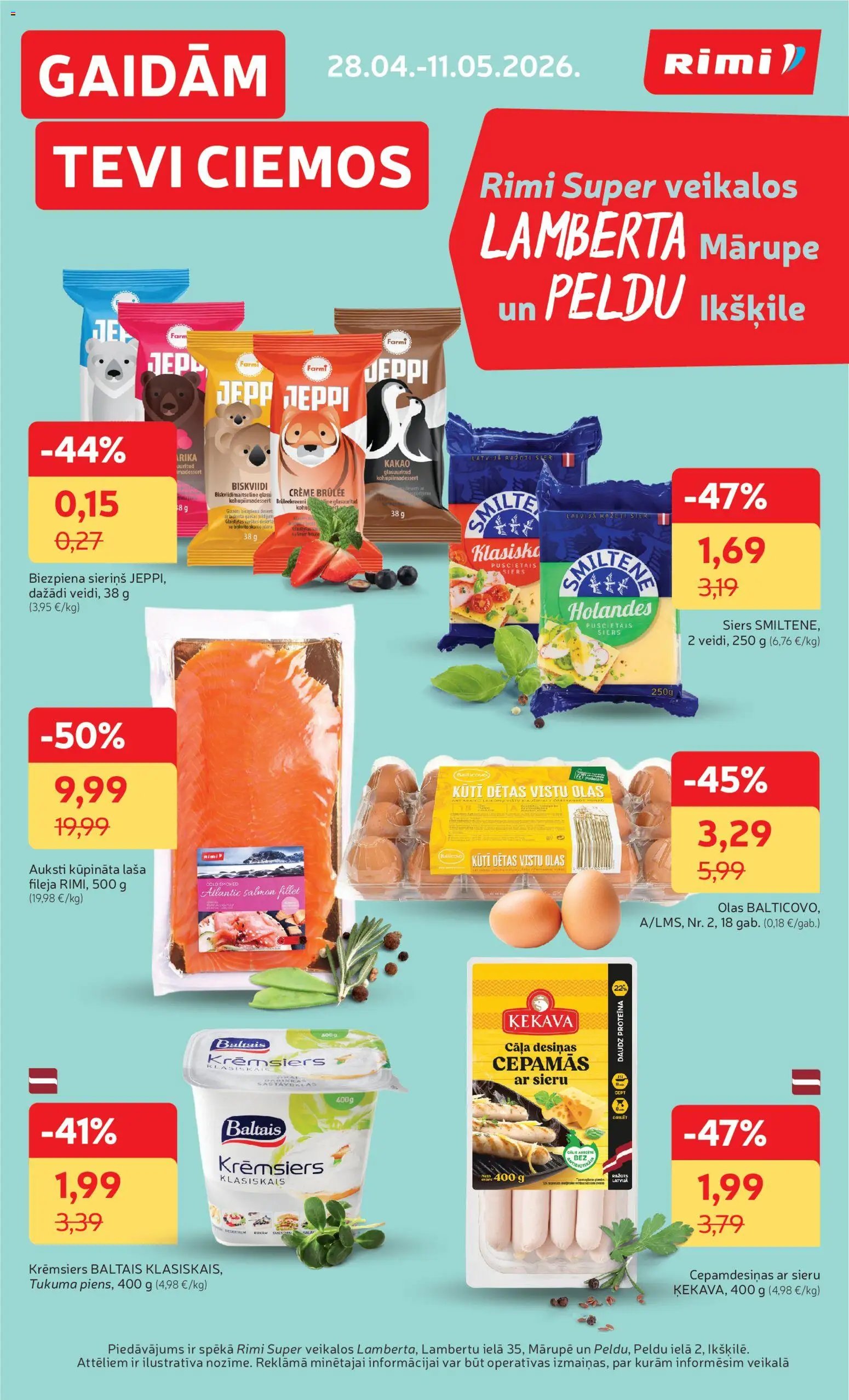 Rimi - Lambertu Peldu specakcija