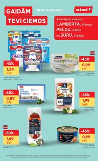 Rimi Super Lambertu Peldu un Sūru specakcija