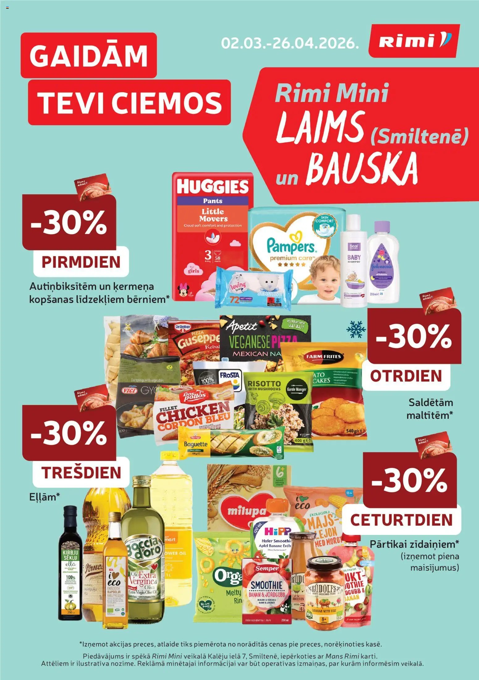 Rimi Mini Rimi akciju buklets