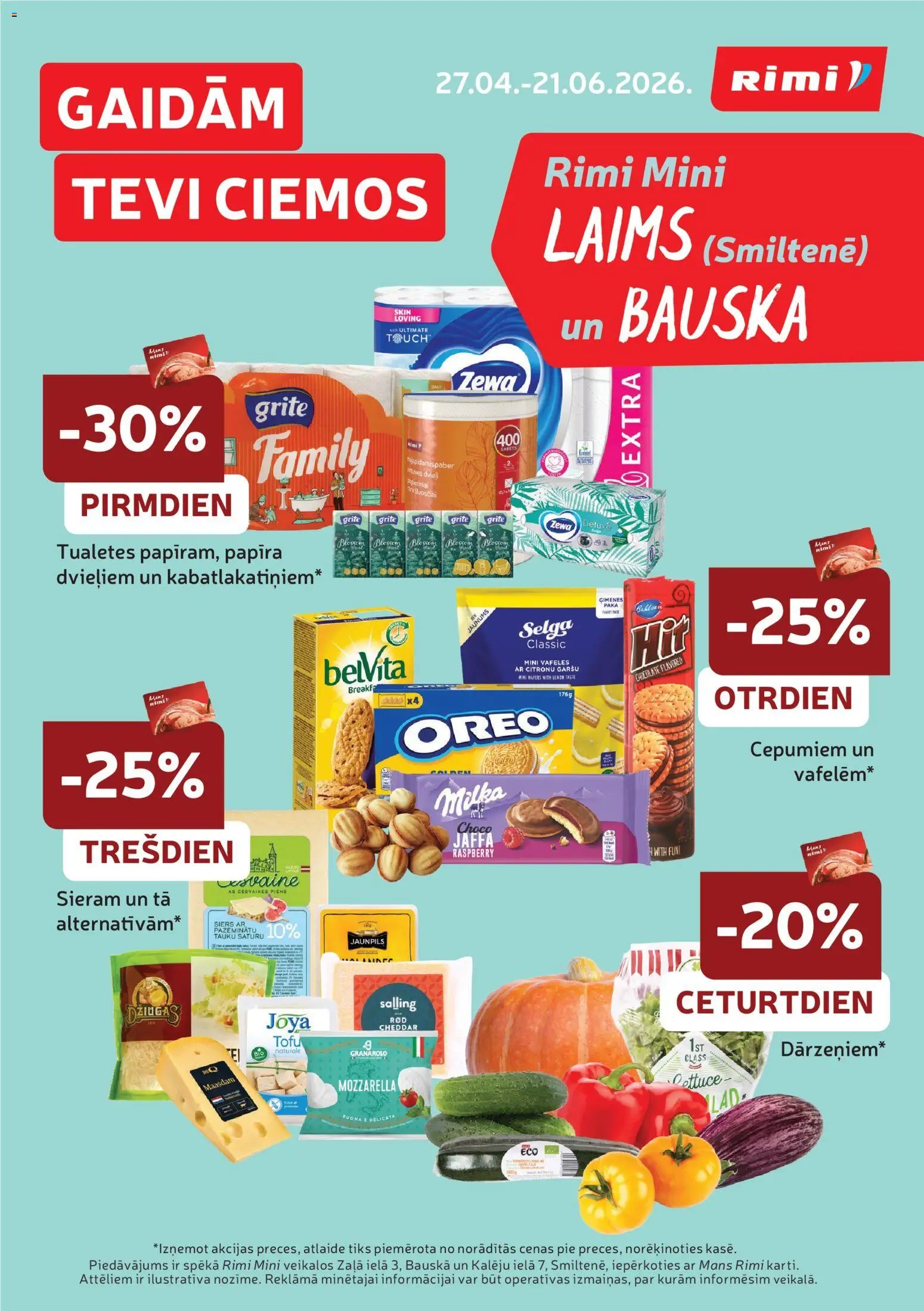 Rimi Mini Rimi akciju buklets