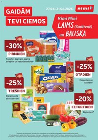 Rimi Mini Rimi akciju buklets