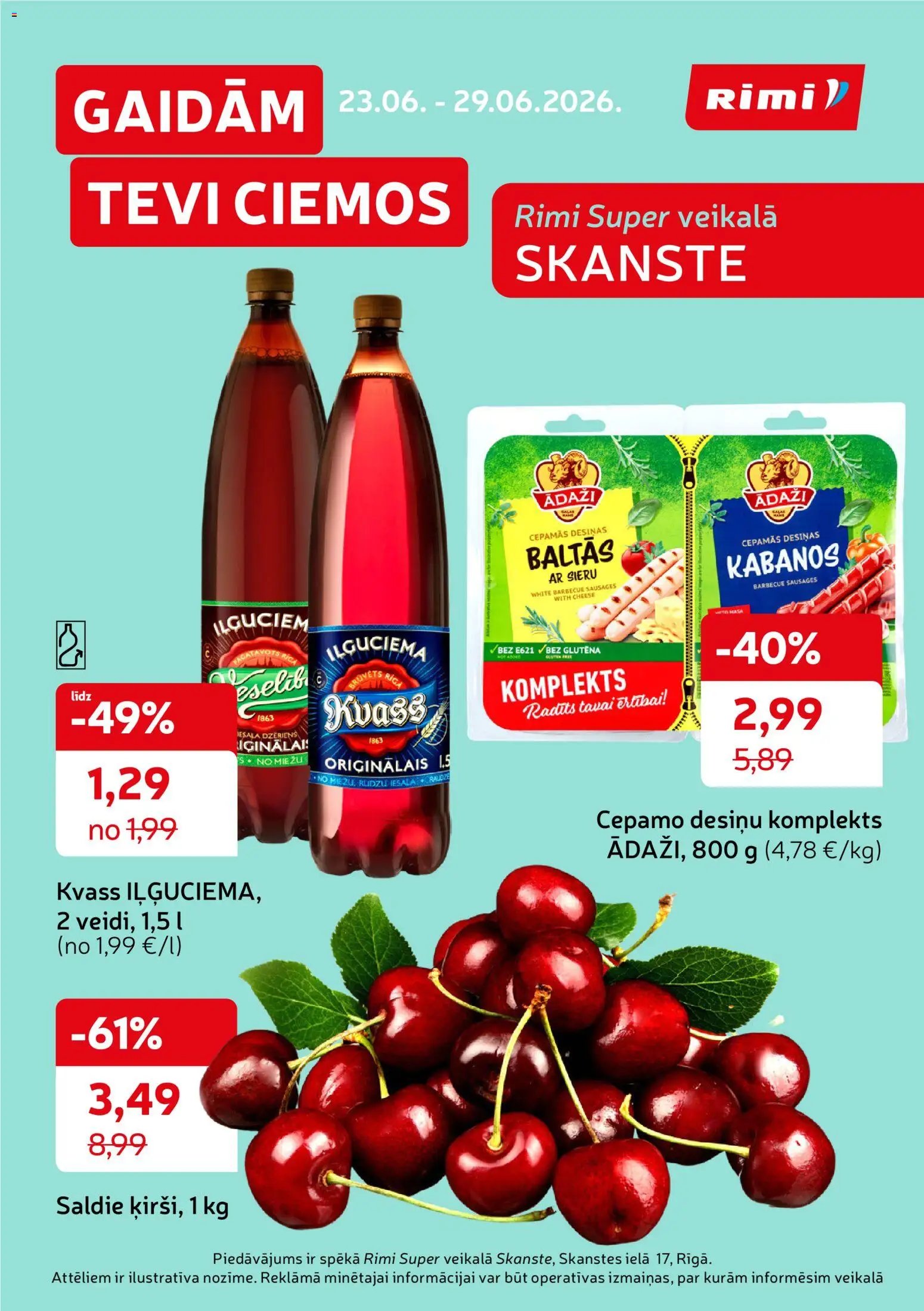 Rimi Super Skanste akciju buklets