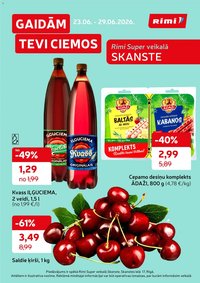 Rimi Super Skanste akciju buklets