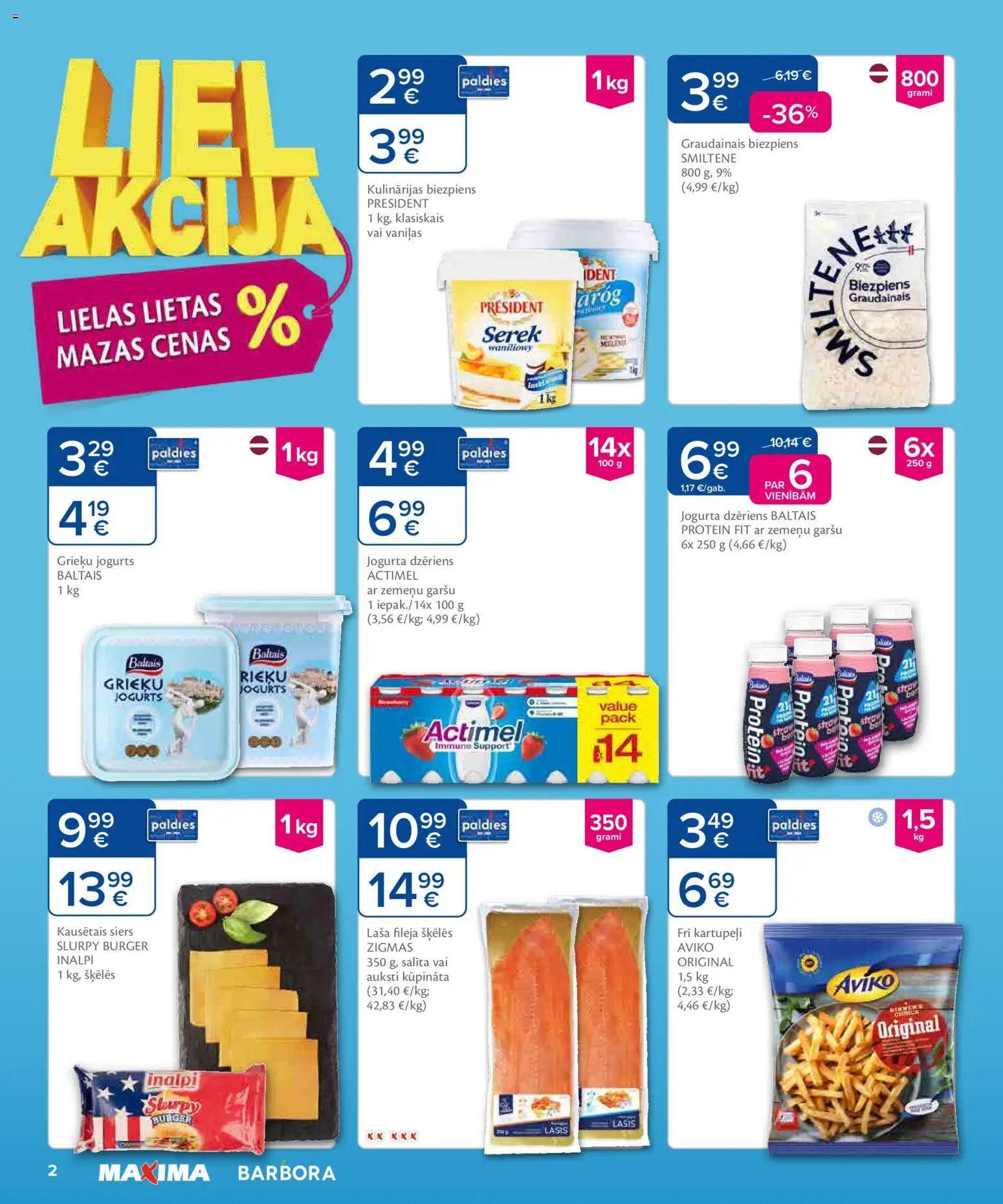 Maxima Akciju buklets