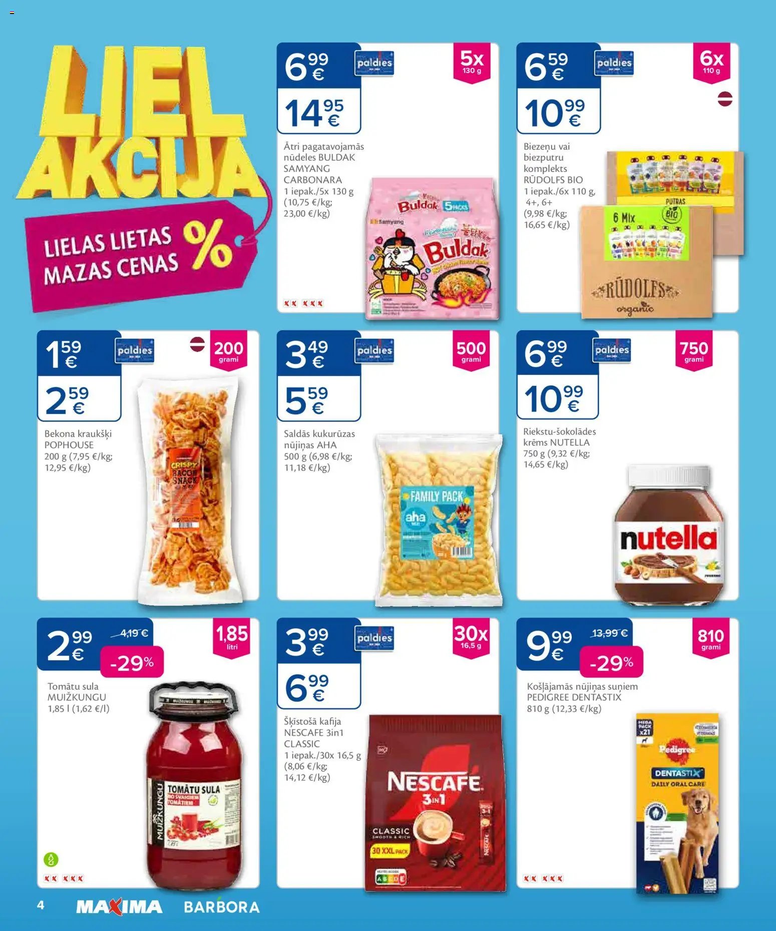 Maxima Akciju buklets