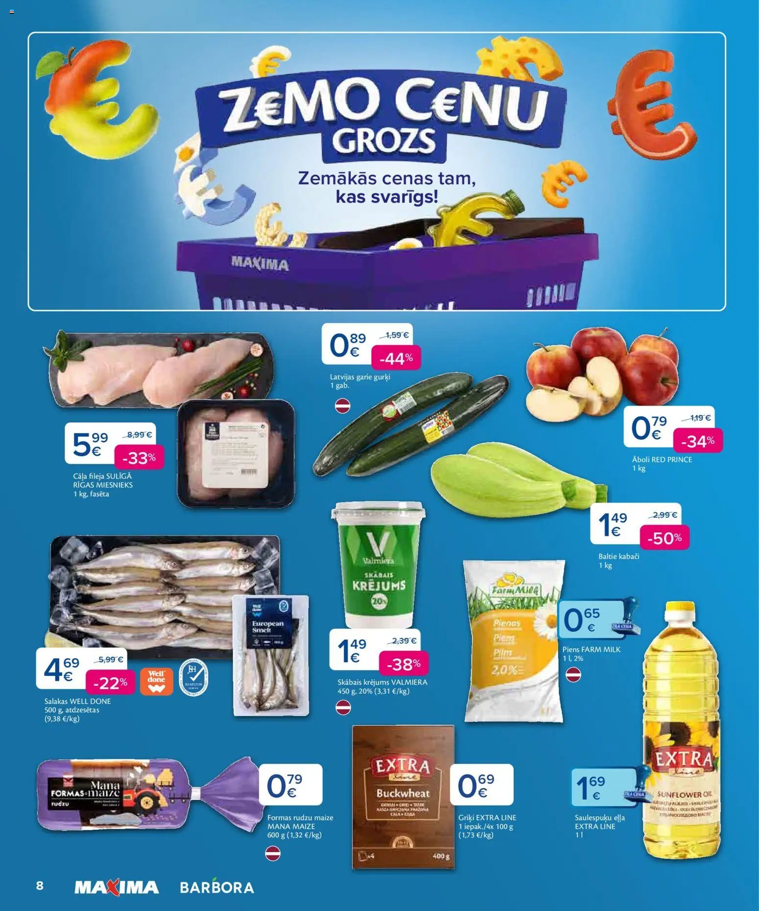 Maxima Akciju buklets