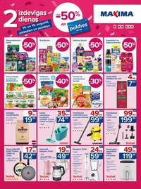 Maxima - 2 izdevīgas dienas