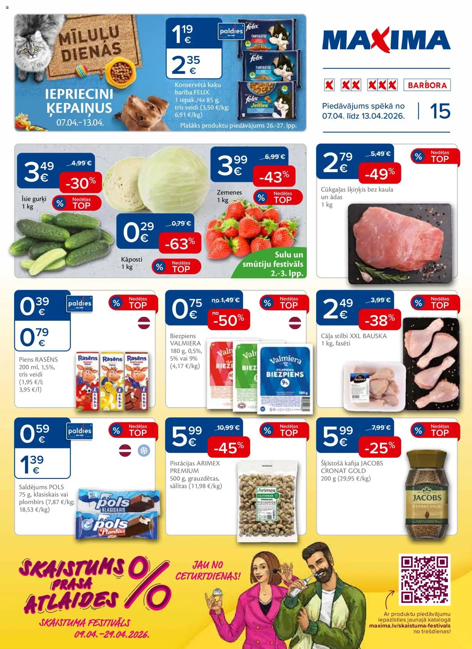 Maxima Akciju buklets