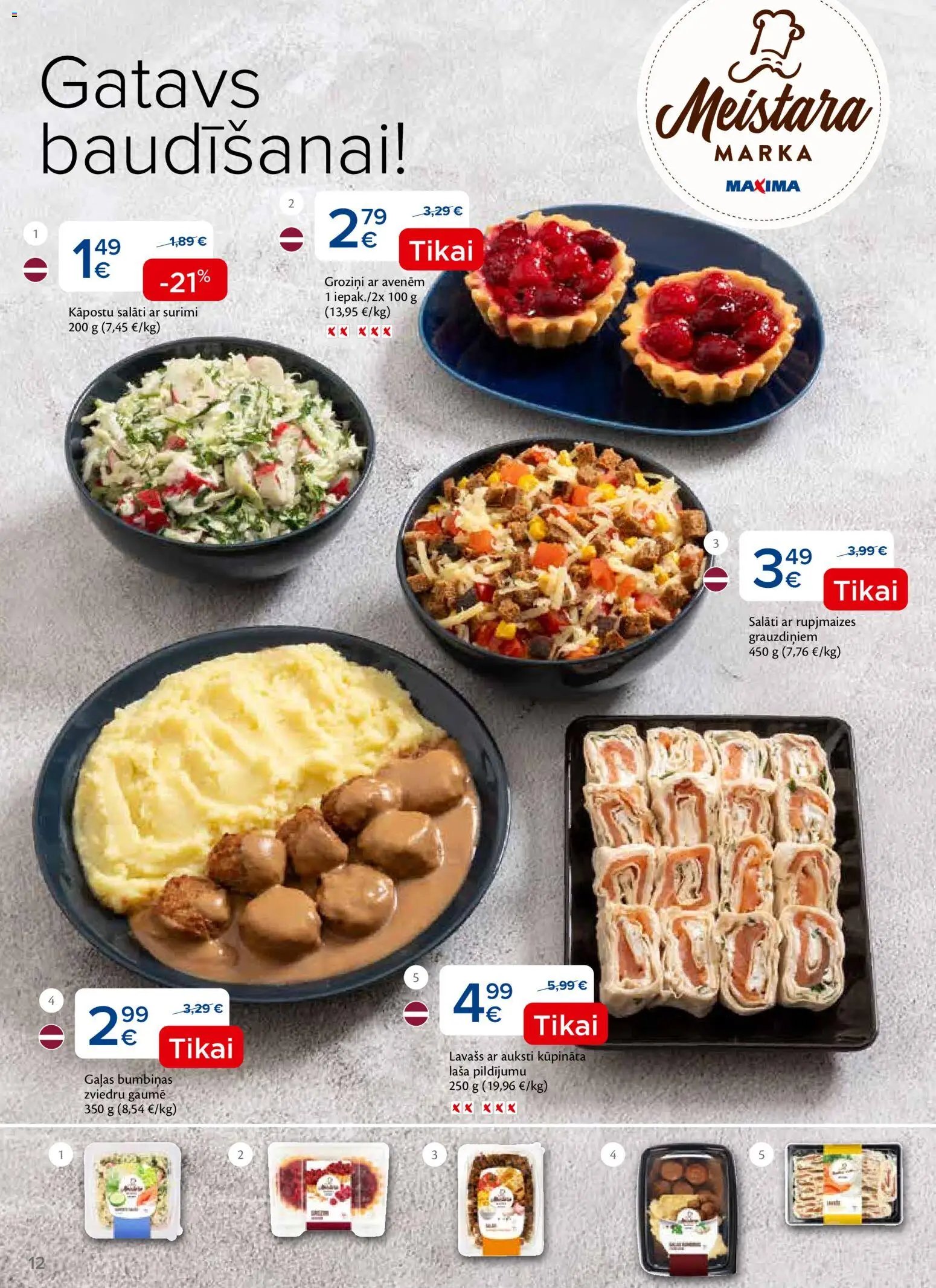 Maxima Akciju buklets