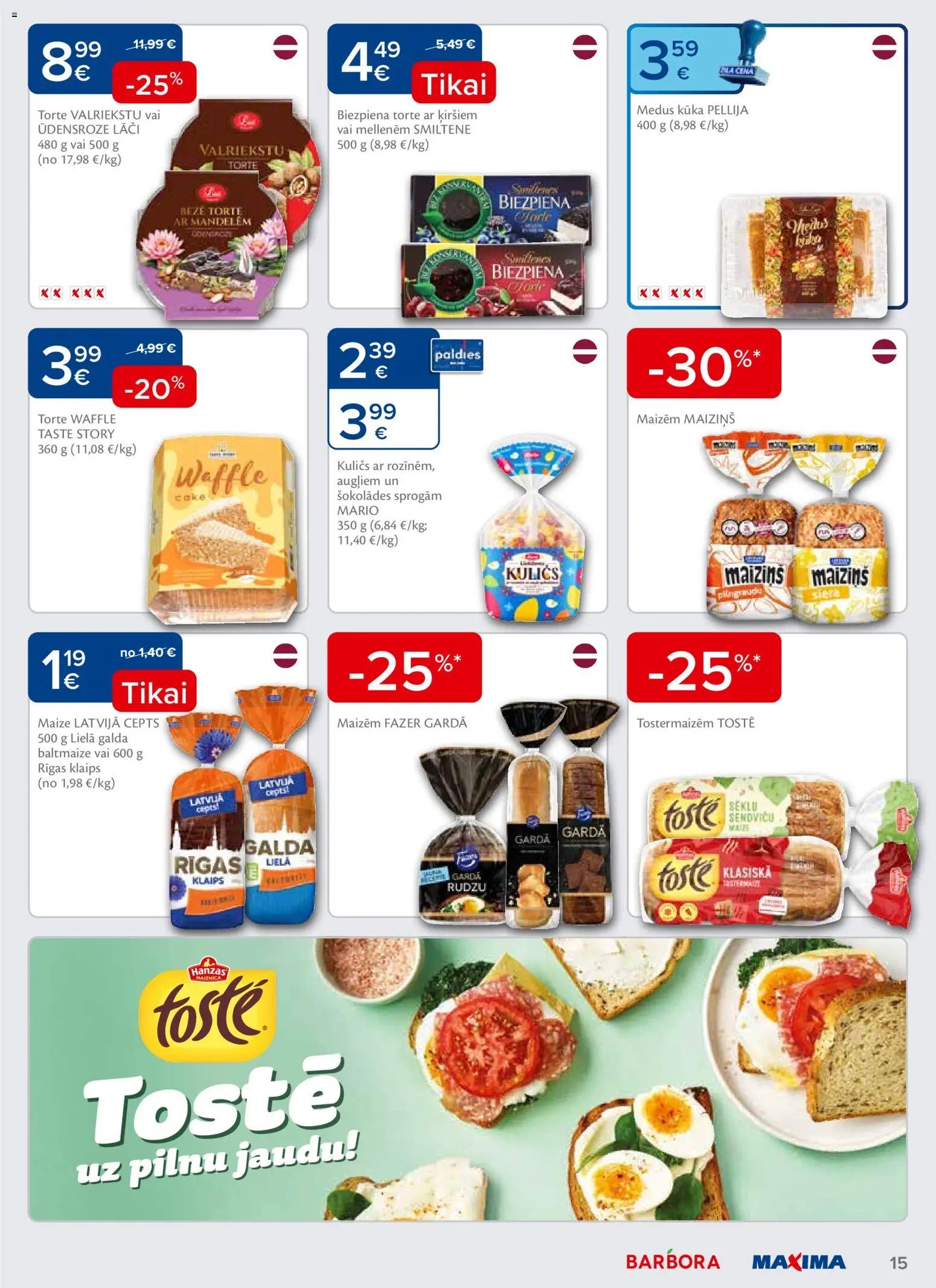 Maxima Akciju buklets