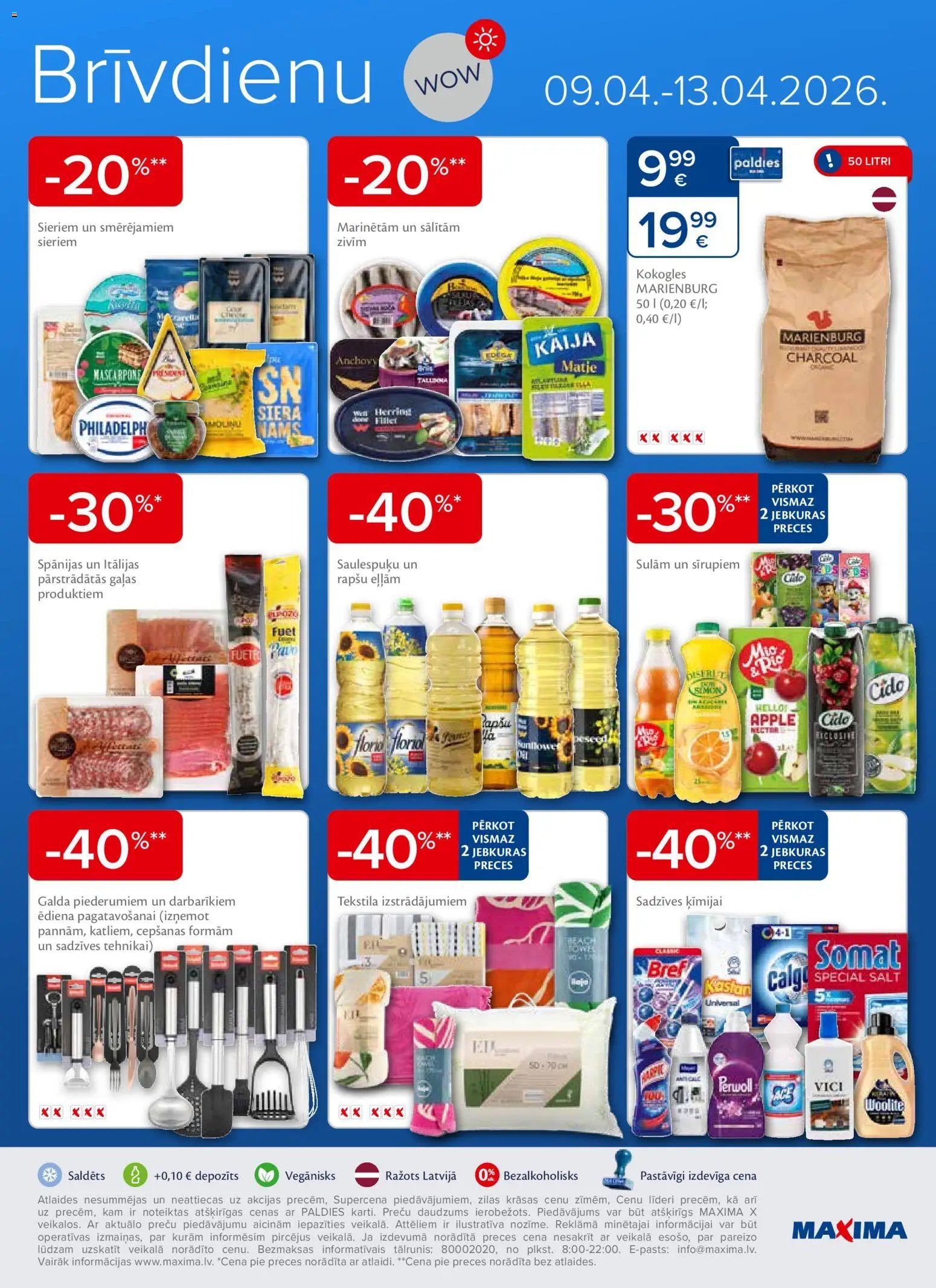 Maxima Akciju buklets