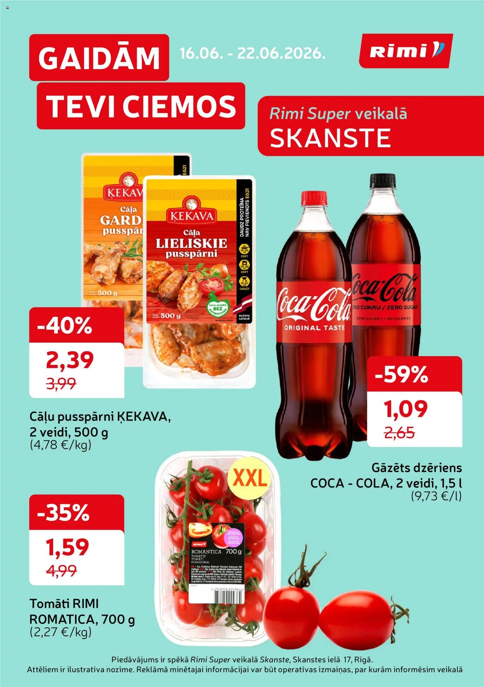 Rimi Super Skanste akciju buklets