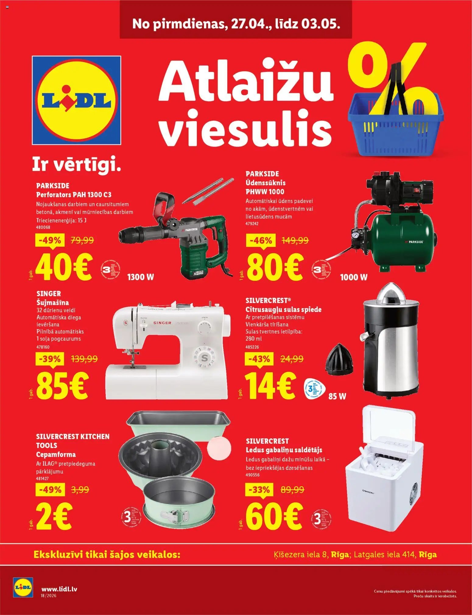 Lidl - Atlaižu viesulis no 27.04